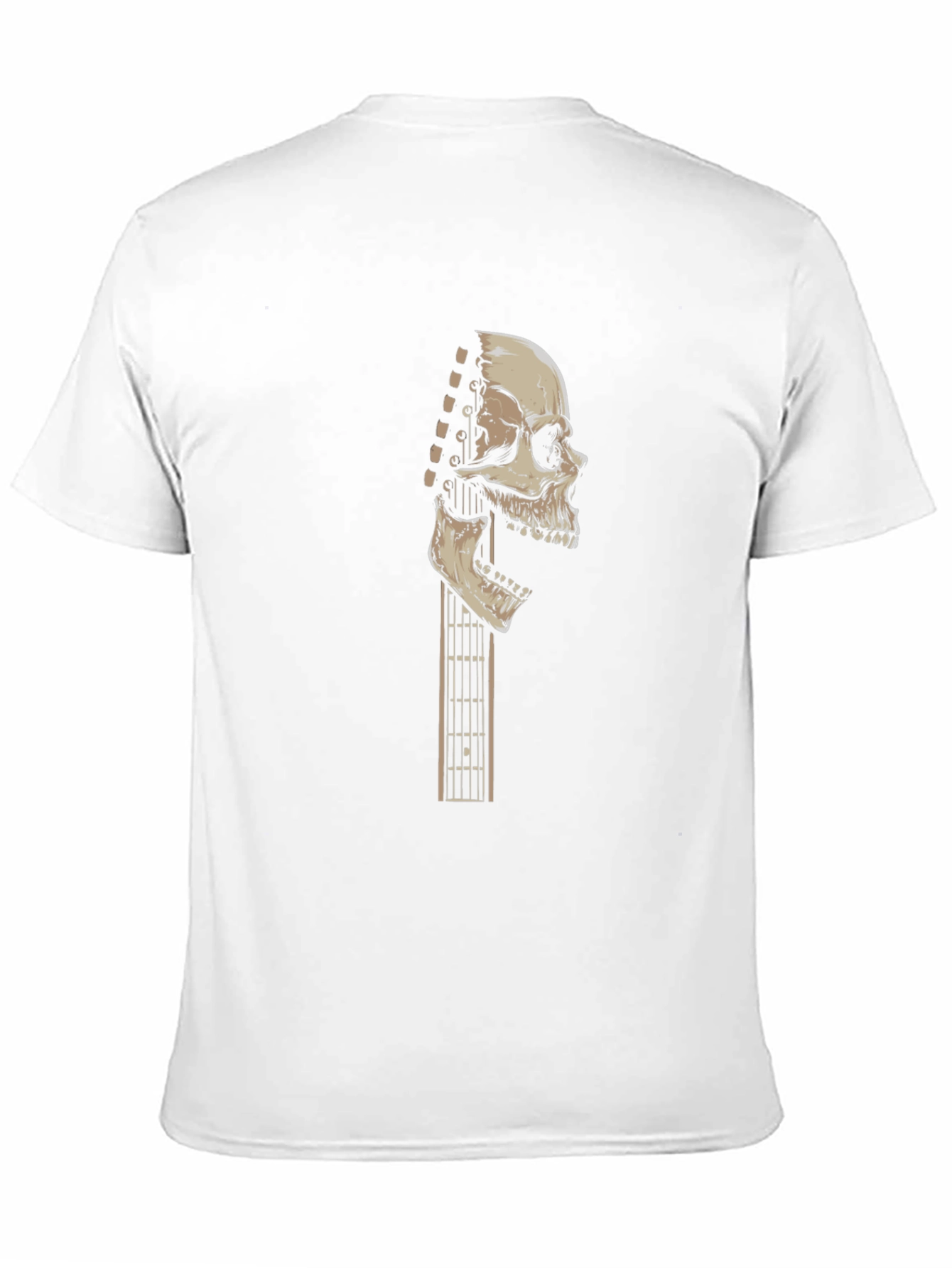 Skull Guitar Graphic Tee - Rocker Style