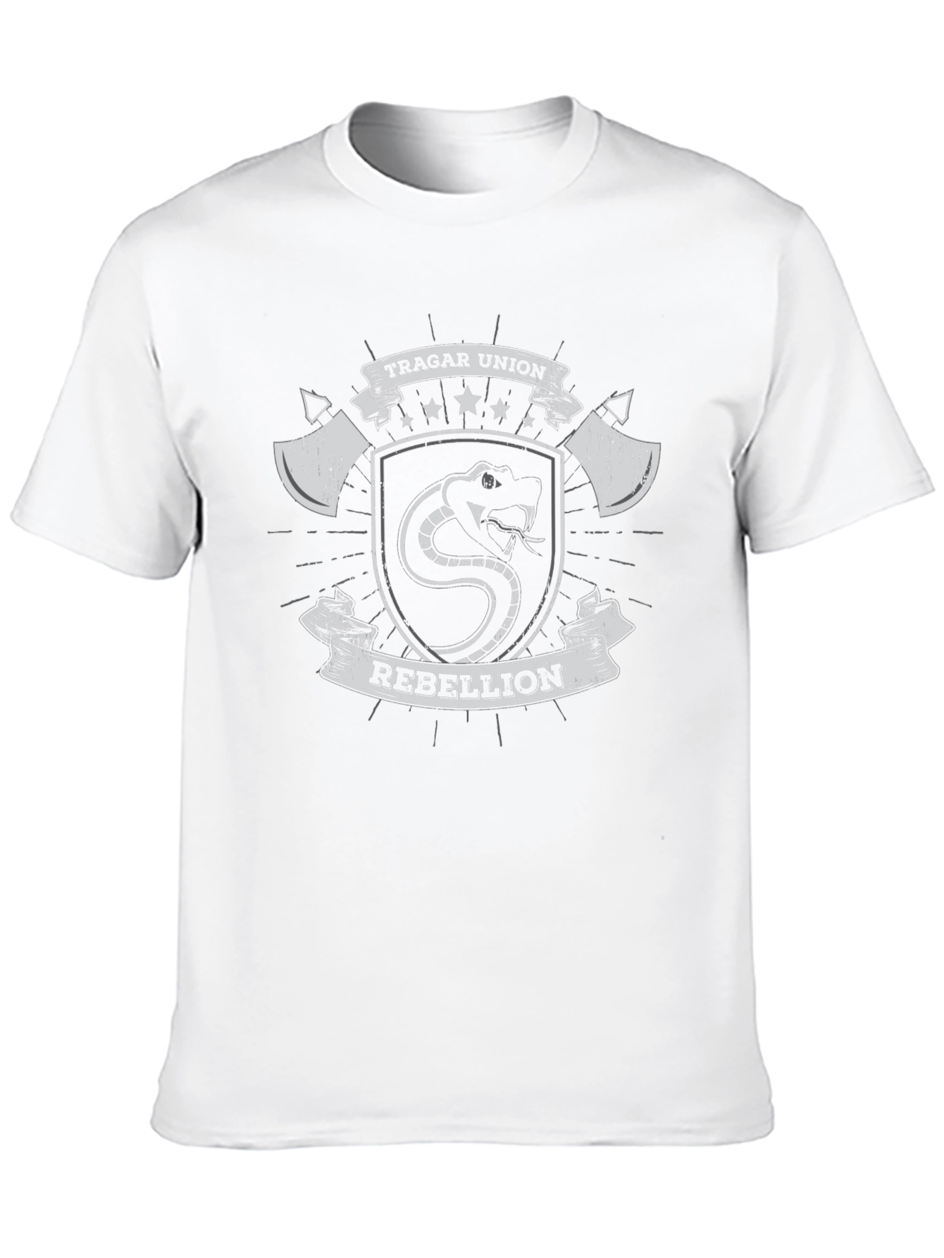 Tragar Union Rebellion Graphic T-Shirt - Black