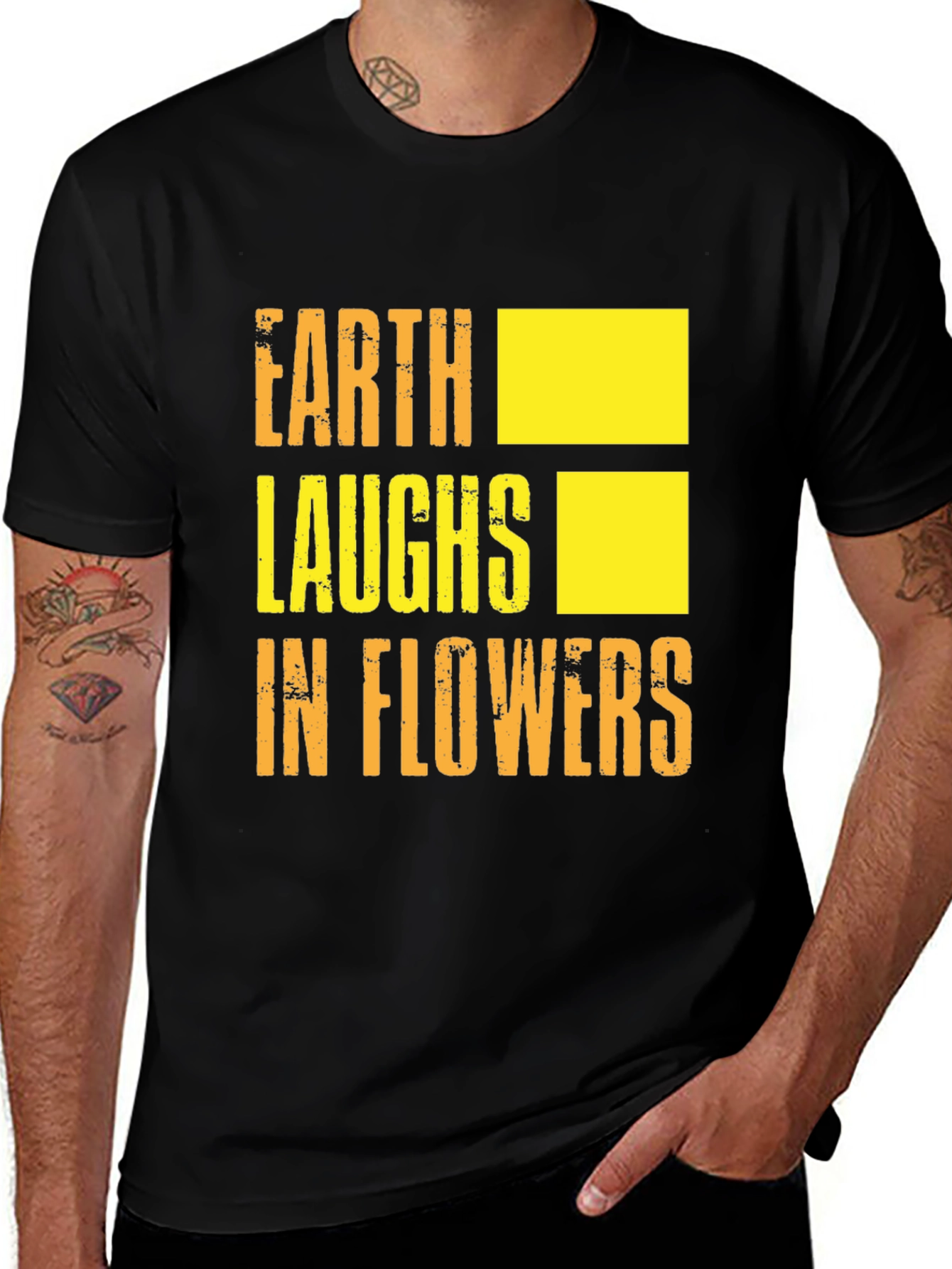 Earth Laughs in Flowers Graphic T-Shirt