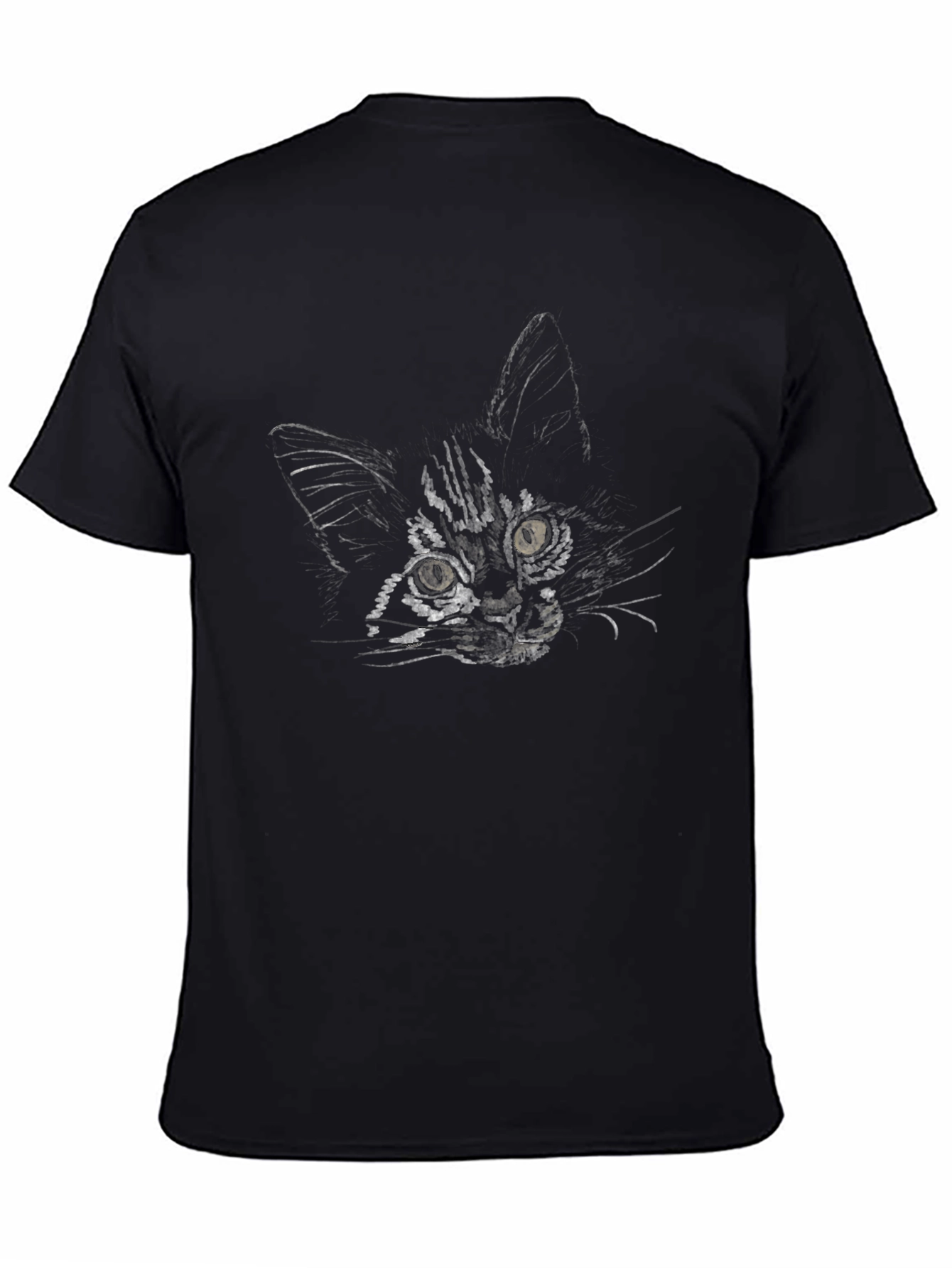 Cool Cat Graphic Tee - Black T-Shirt