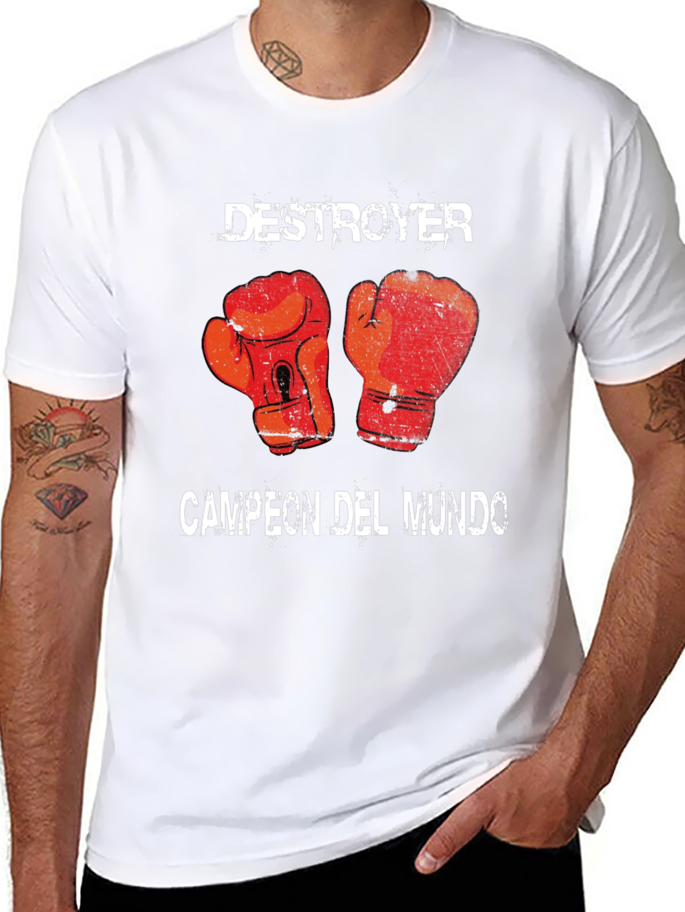 Destroyer Campeon Boxing Gloves T-Shirt