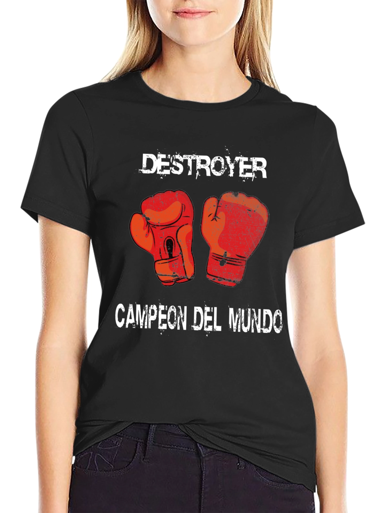 Destroyer Campeon Boxing Gloves T-Shirt