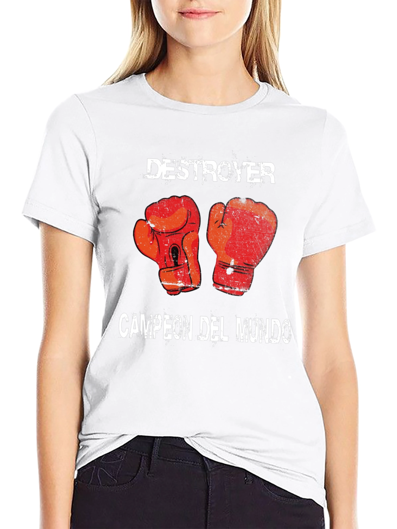 Destroyer Campeon Boxing Gloves T-Shirt