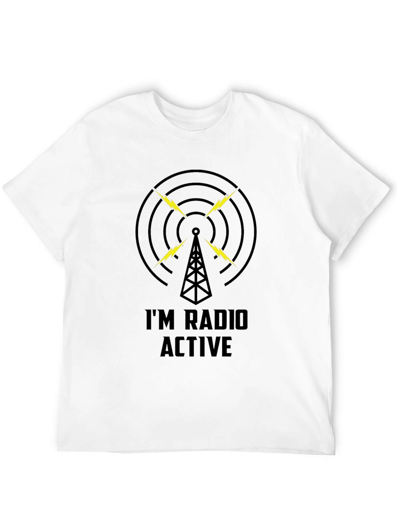 Im Radio Active Graphic T-Shirt - Black