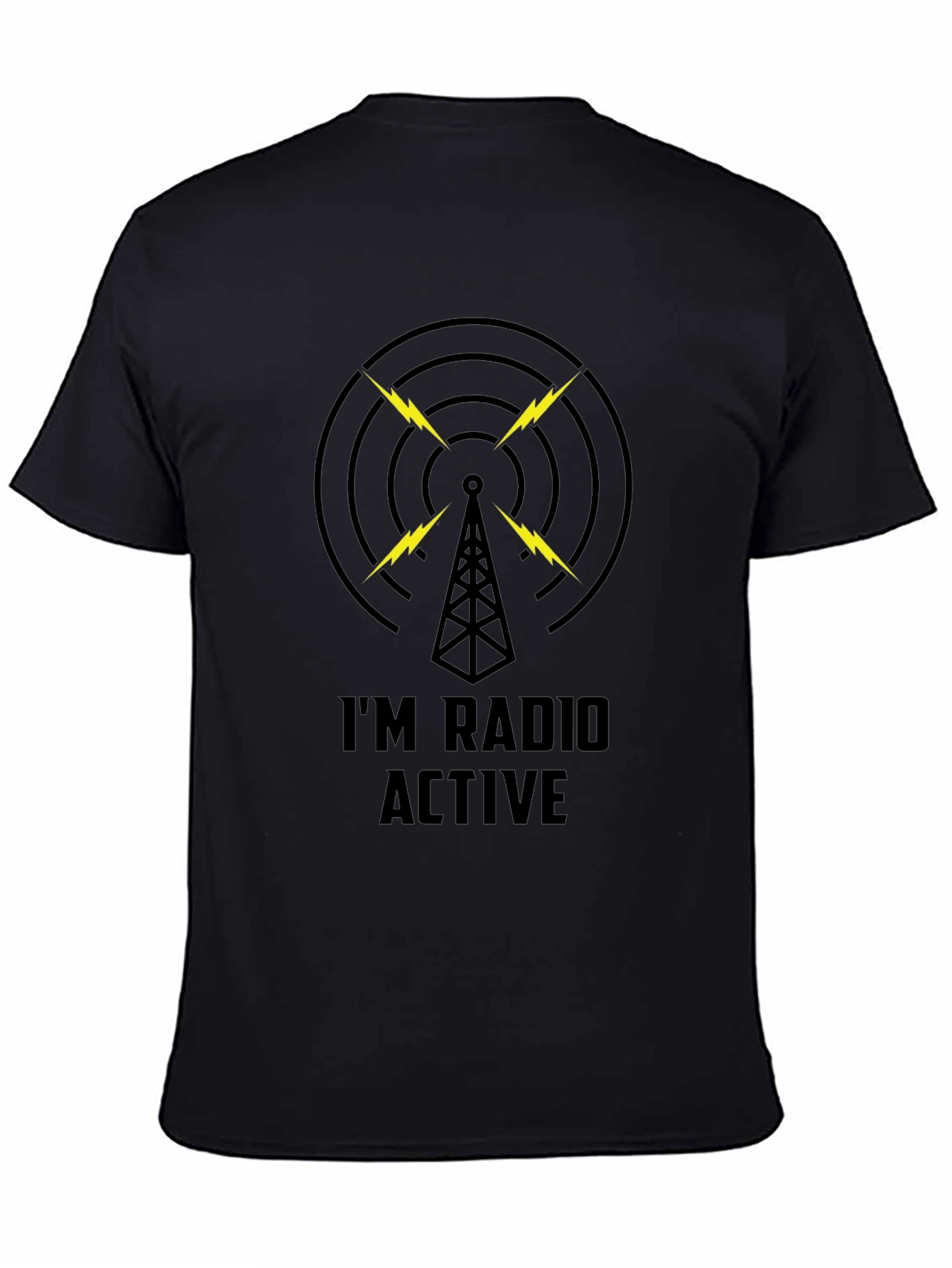 Im Radio Active Graphic T-Shirt - Black