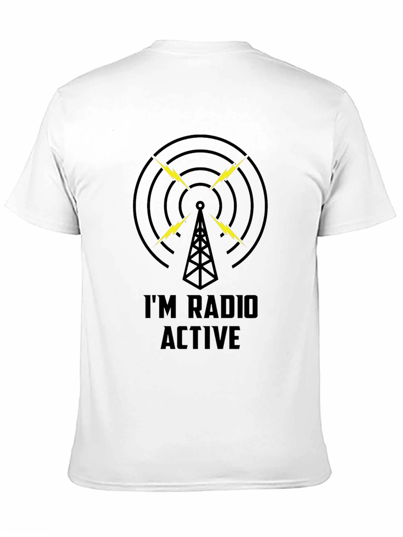 Im Radio Active Graphic T-Shirt - Black