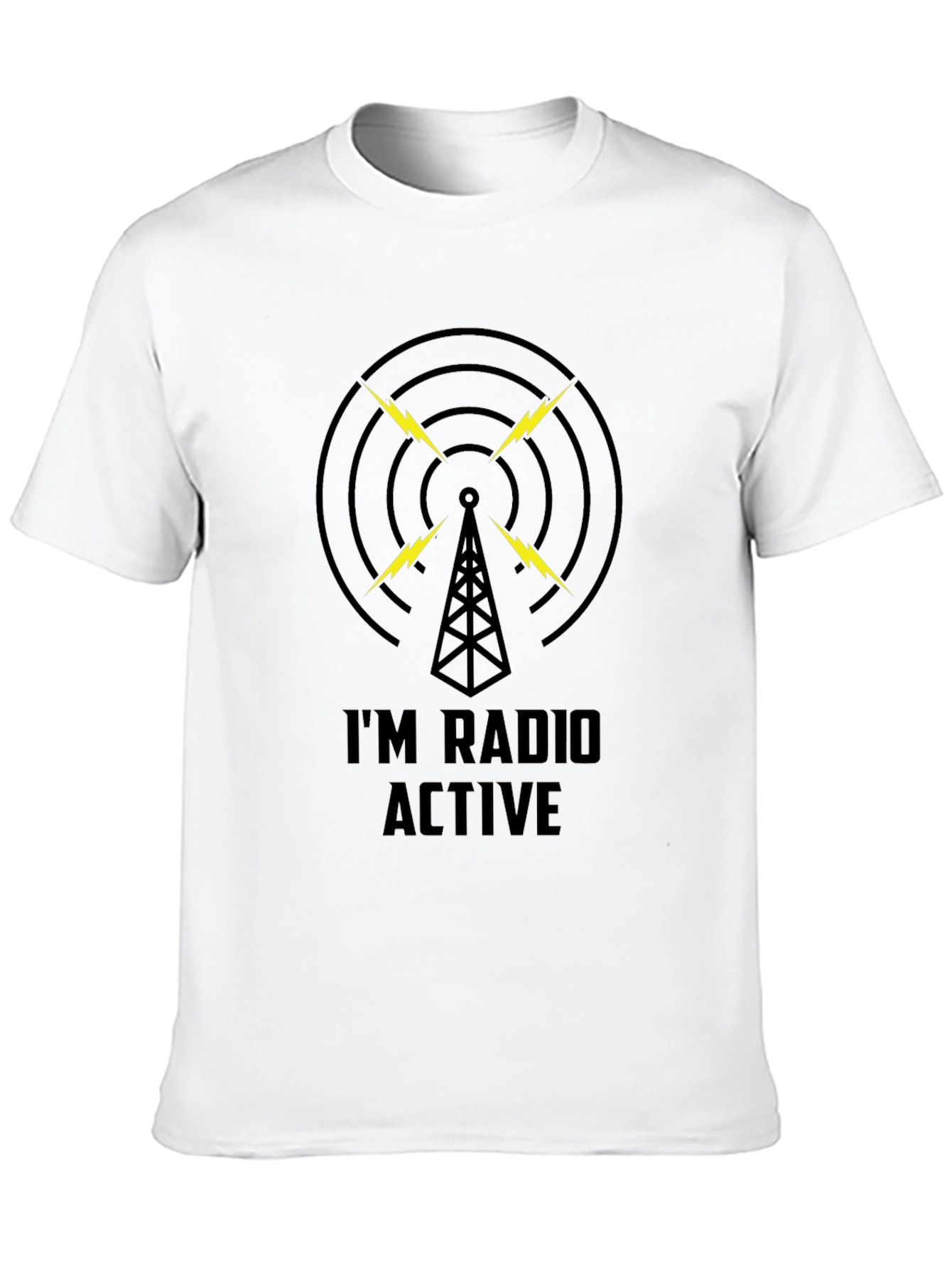 Im Radio Active Graphic T-Shirt - Black