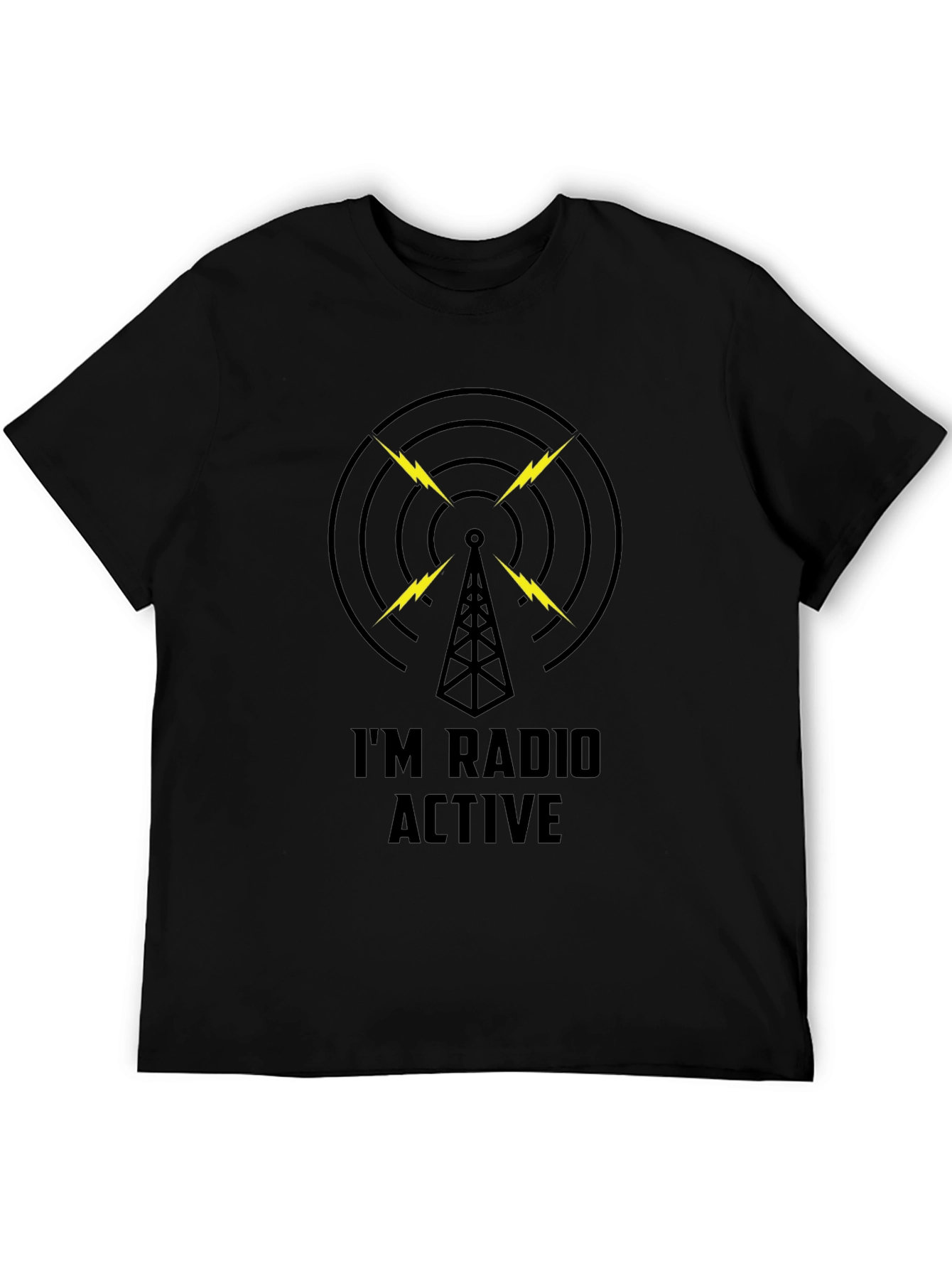 Im Radio Active Graphic T-Shirt - Black
