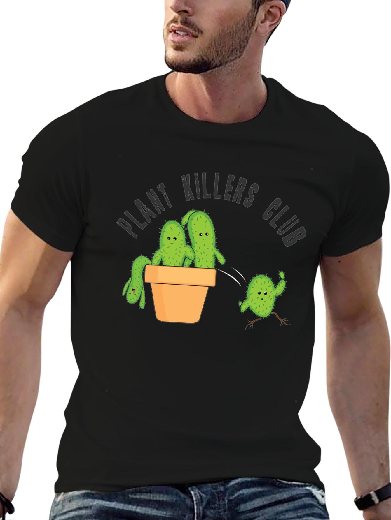 Plant Killers Club Black T-Shirt
