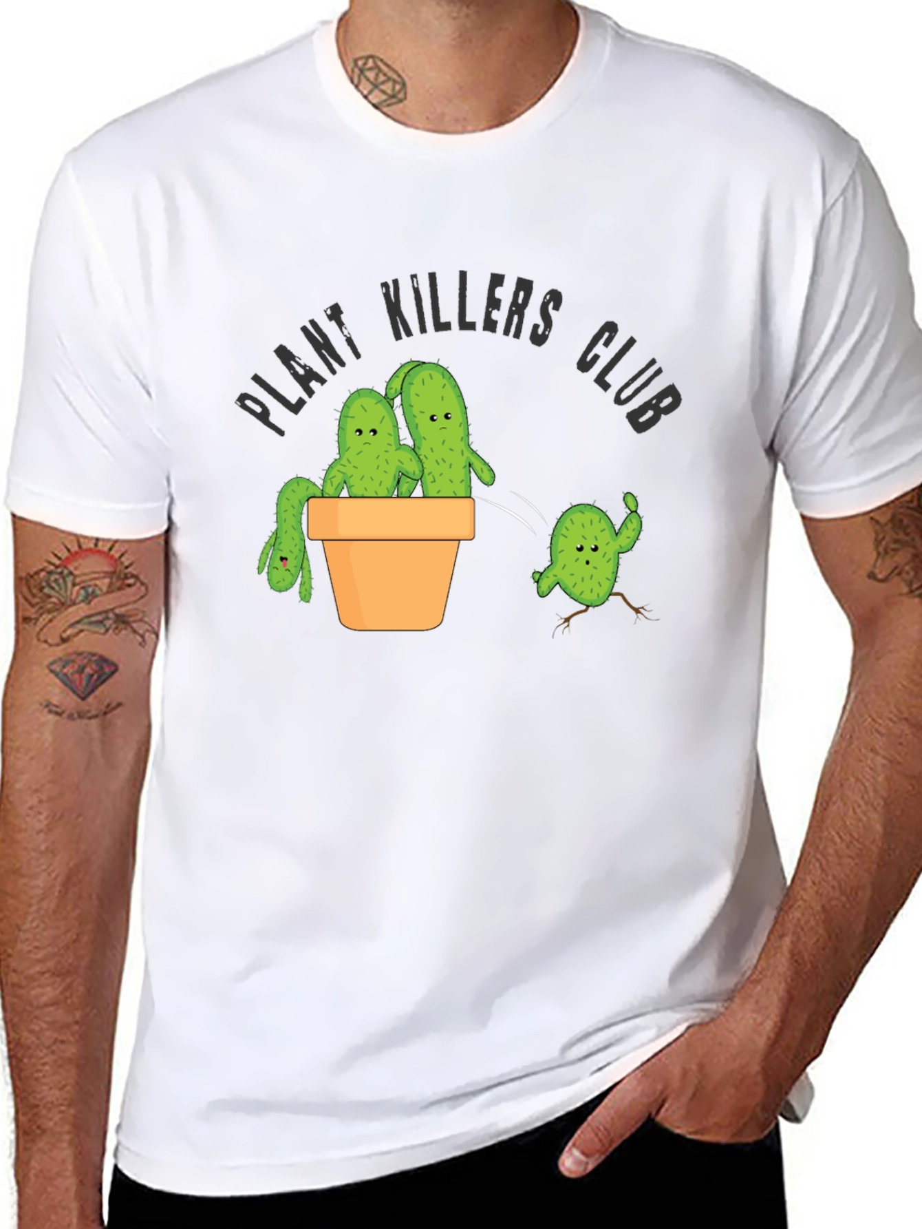 Plant Killers Club Black T-Shirt