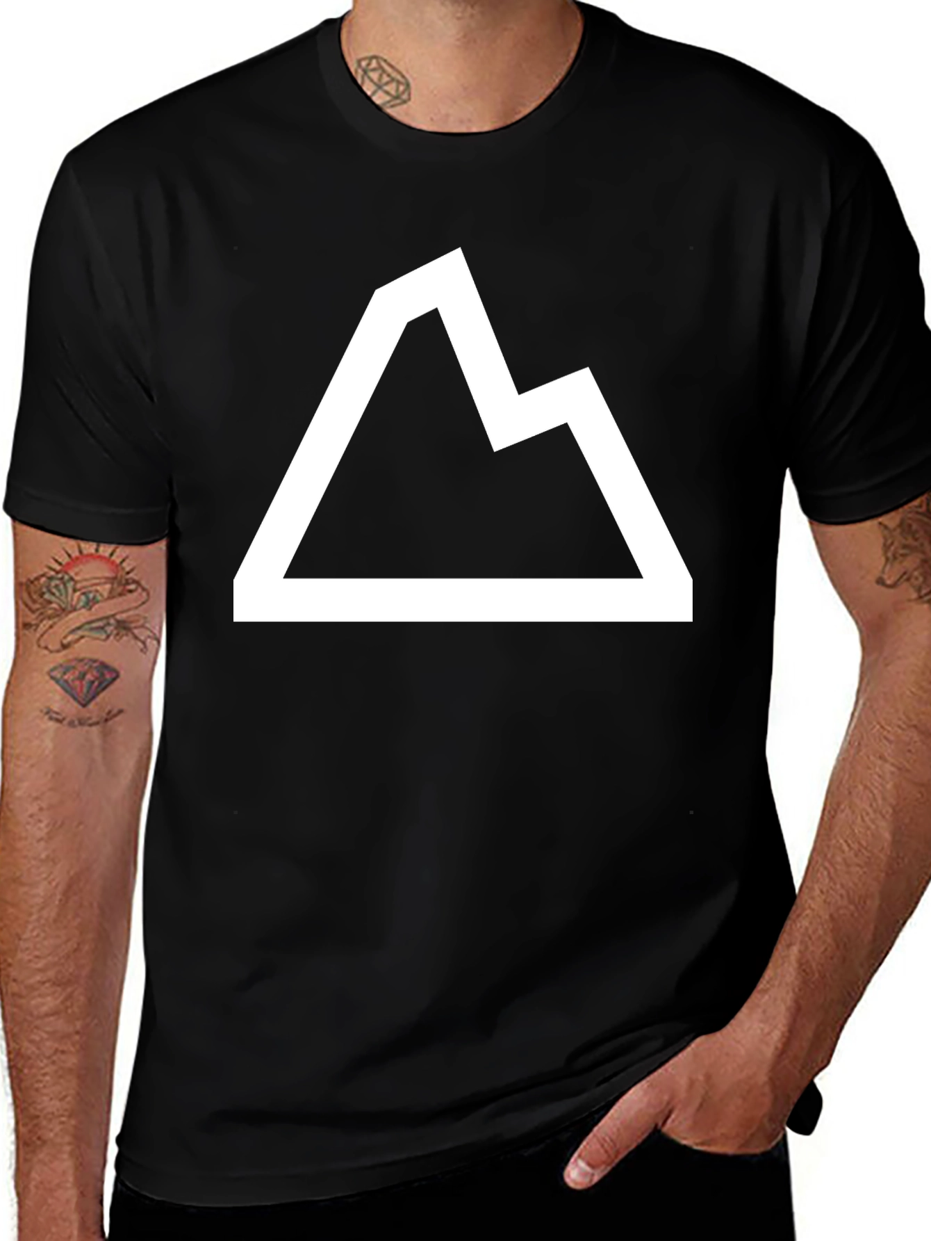 Minimalist Mountain Graphic Tee