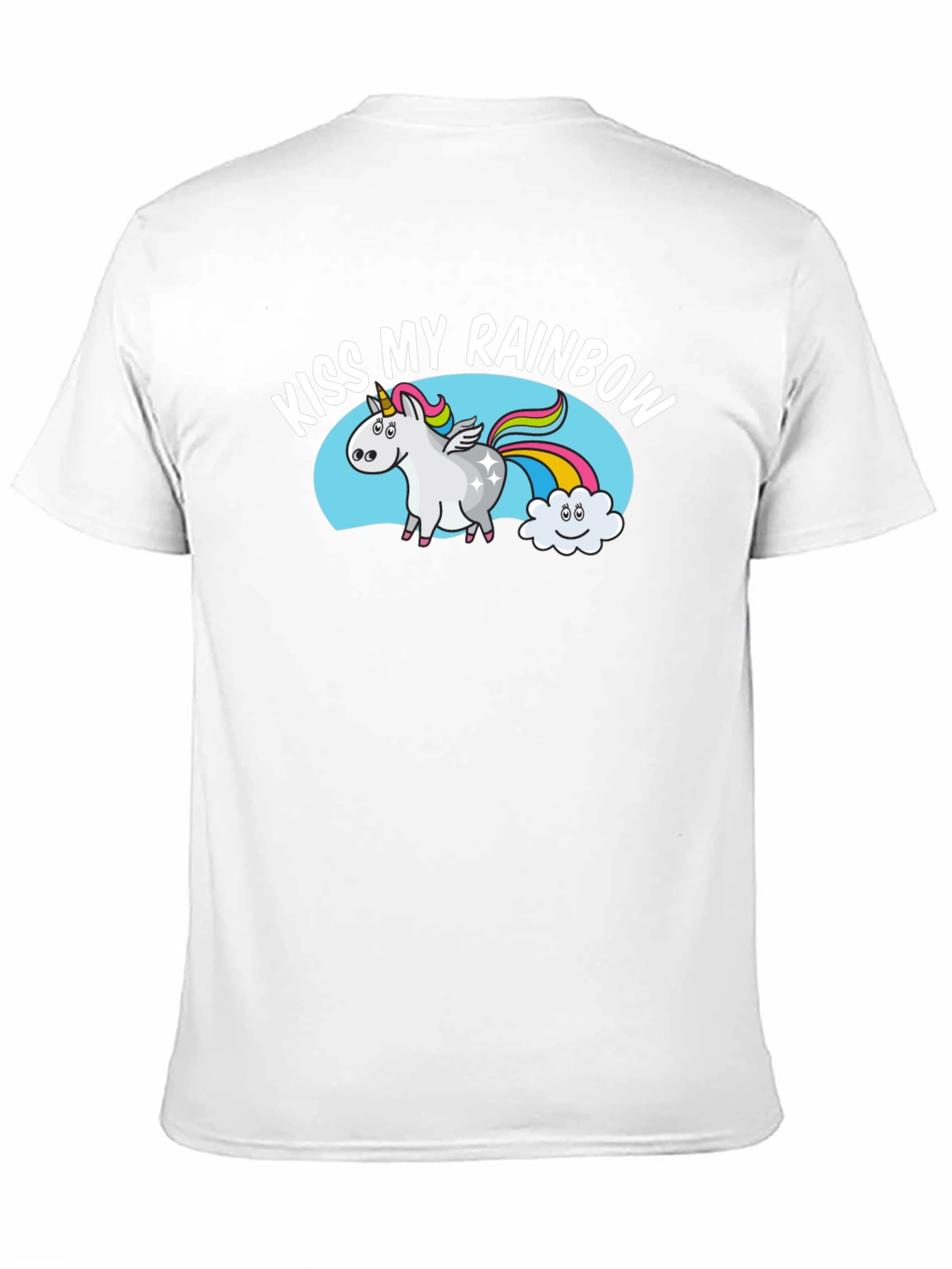 Kiss My Rainbow Unicorn Graphic Tee