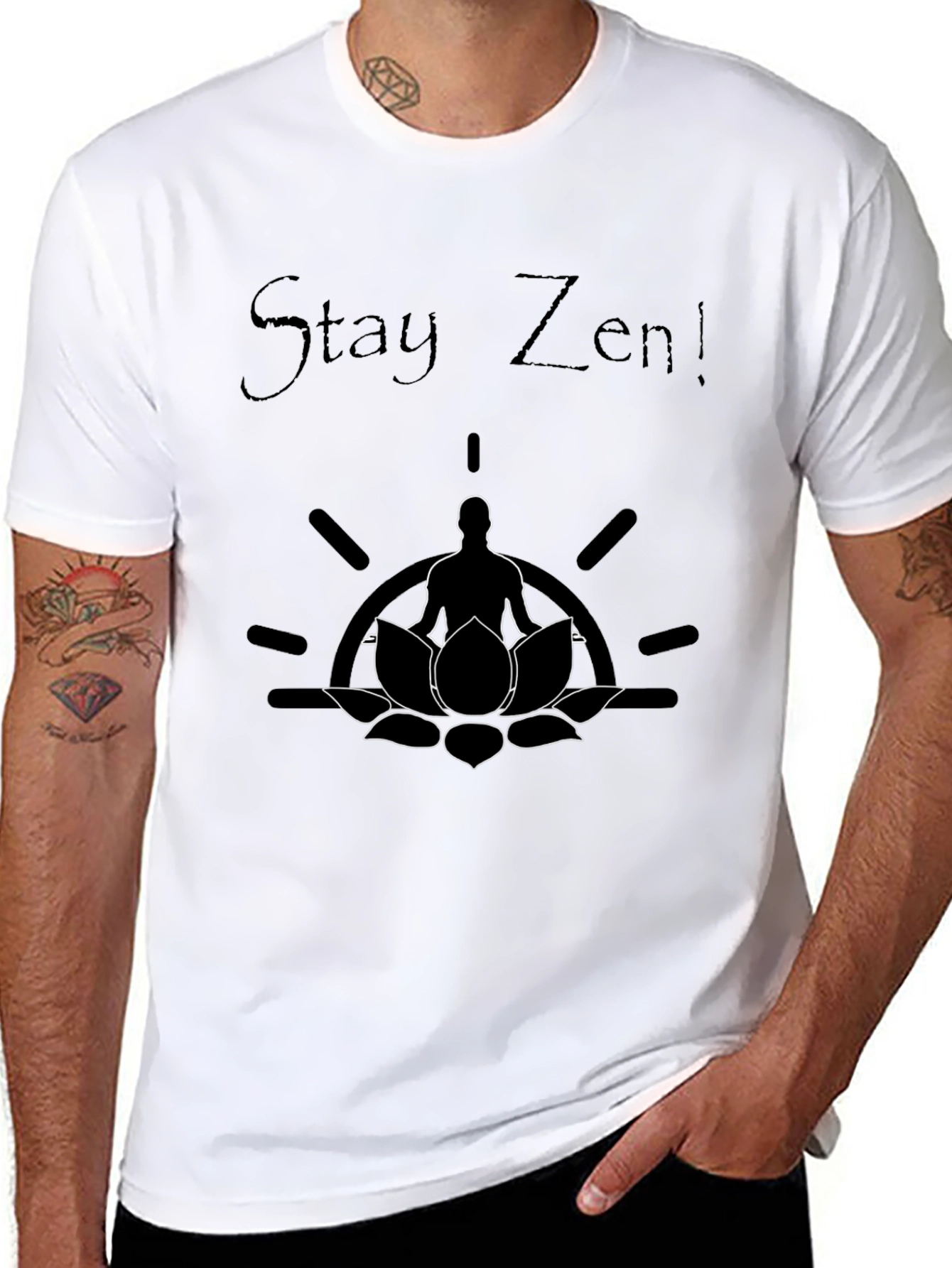 Stay Zen Black T-Shirt