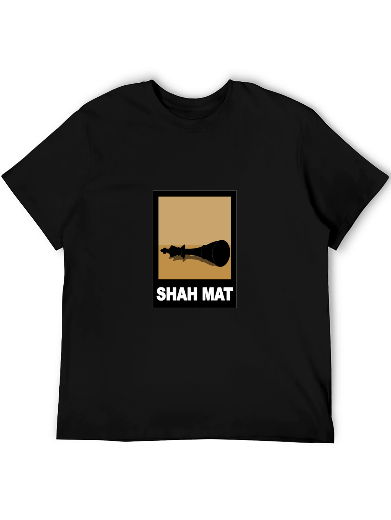 Shah Mat Chess King T-Shirt - Checkmate Tee