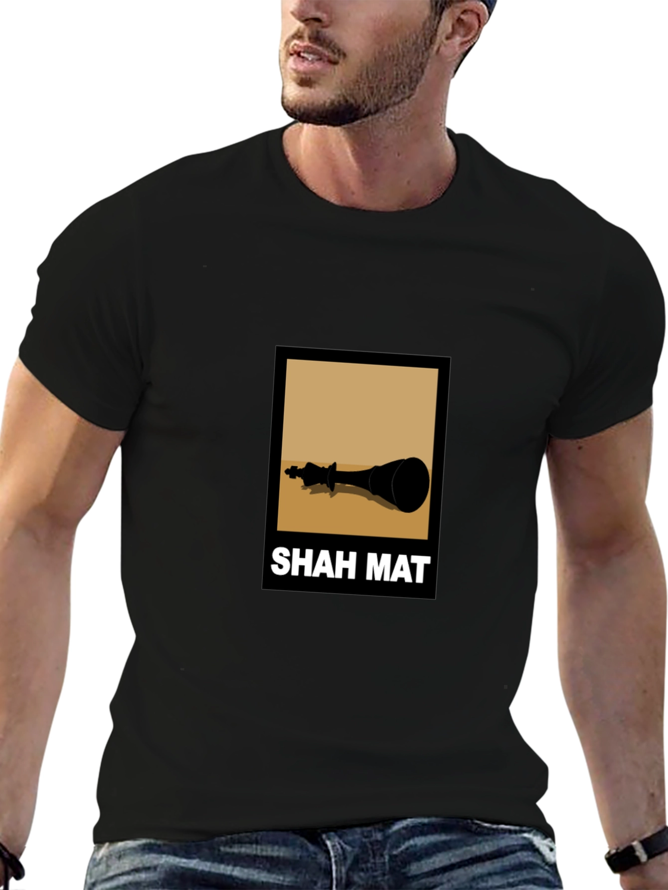 Shah Mat Chess King T-Shirt - Checkmate Tee