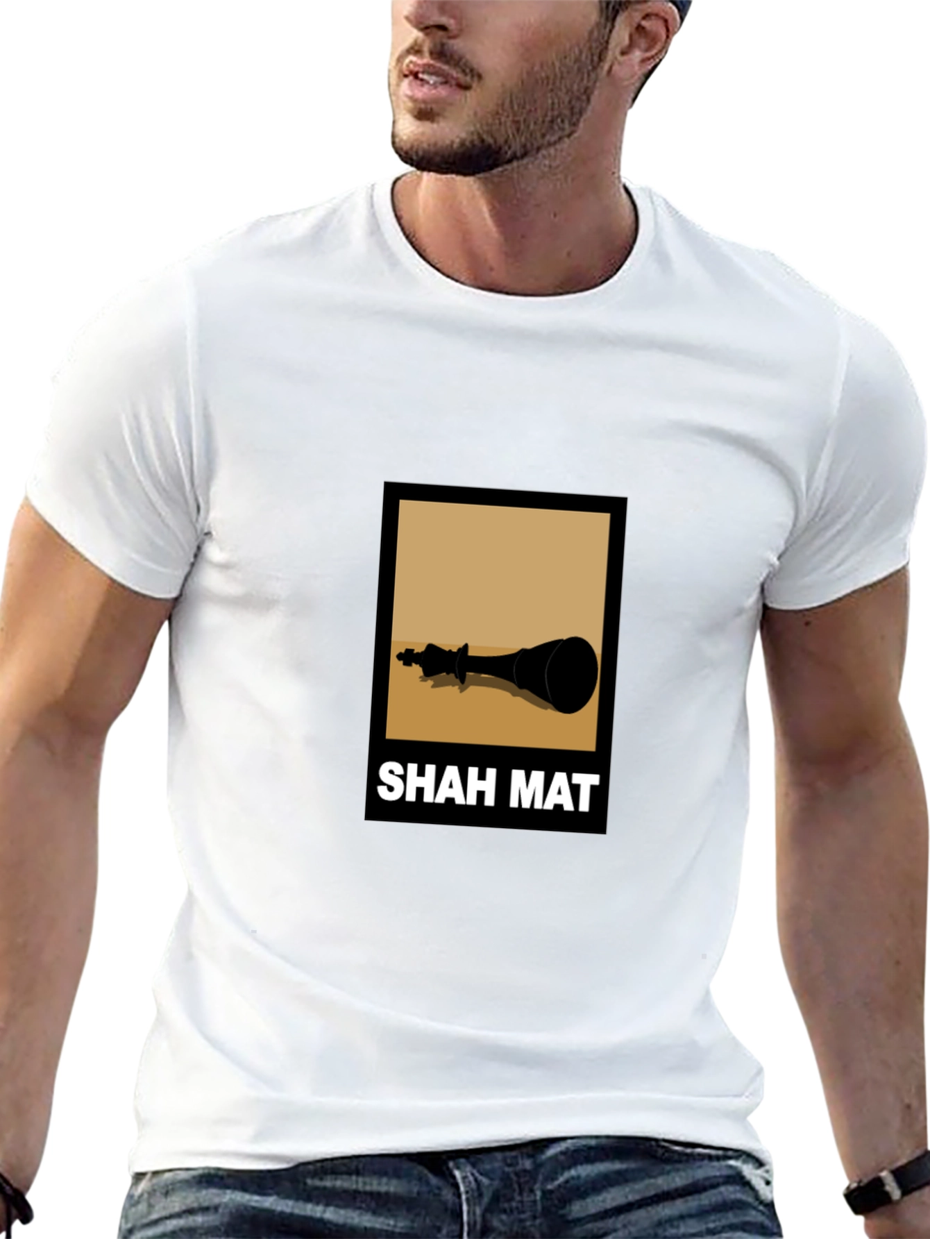 Shah Mat Chess King T-Shirt - Checkmate Tee