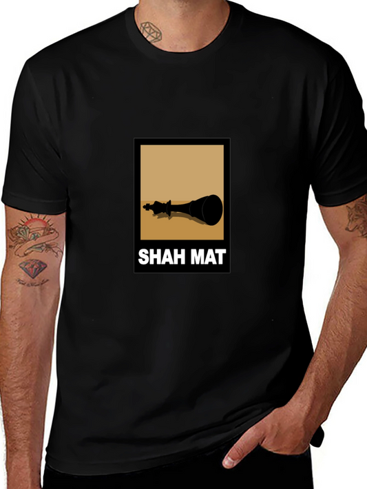 Shah Mat Chess King T-Shirt - Checkmate Tee