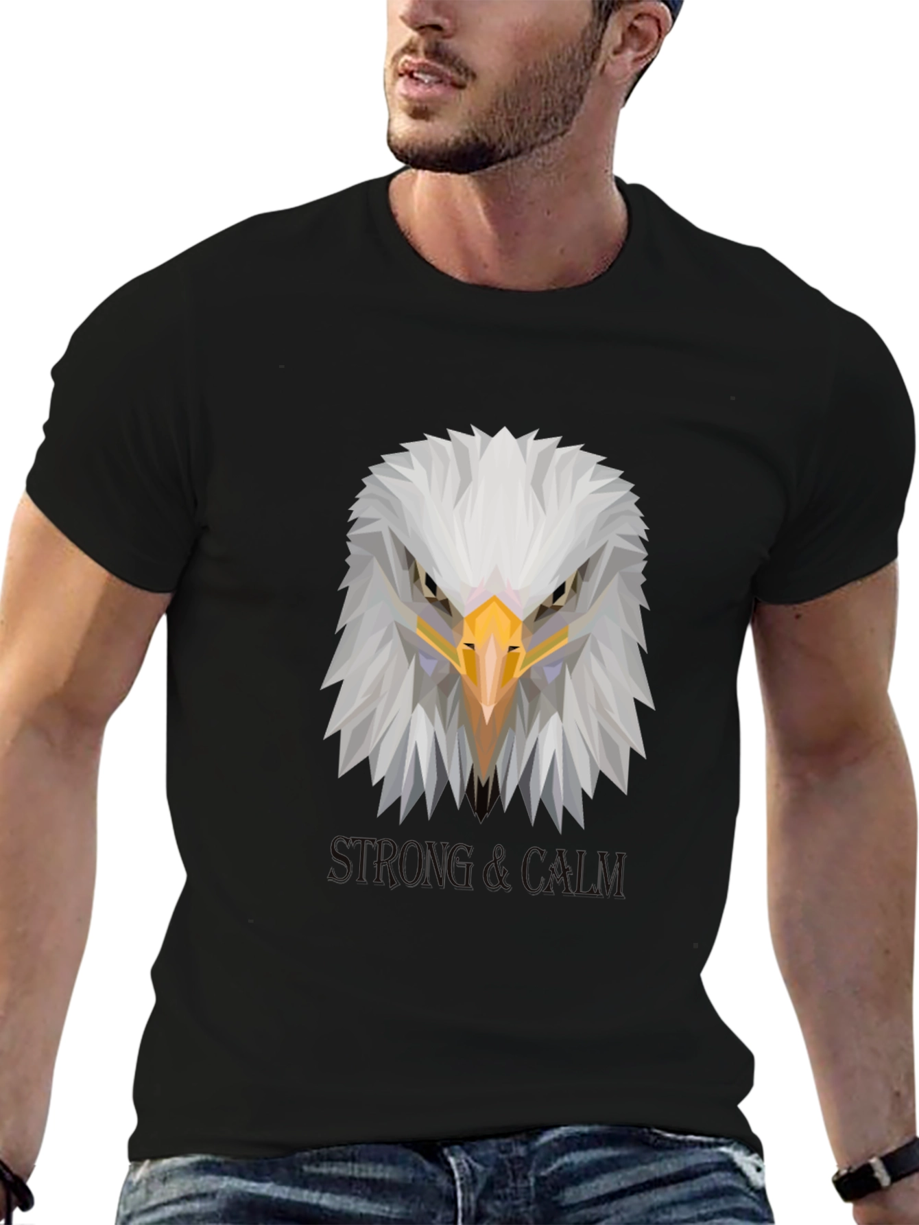 Eagle Graphic Black T-Shirt