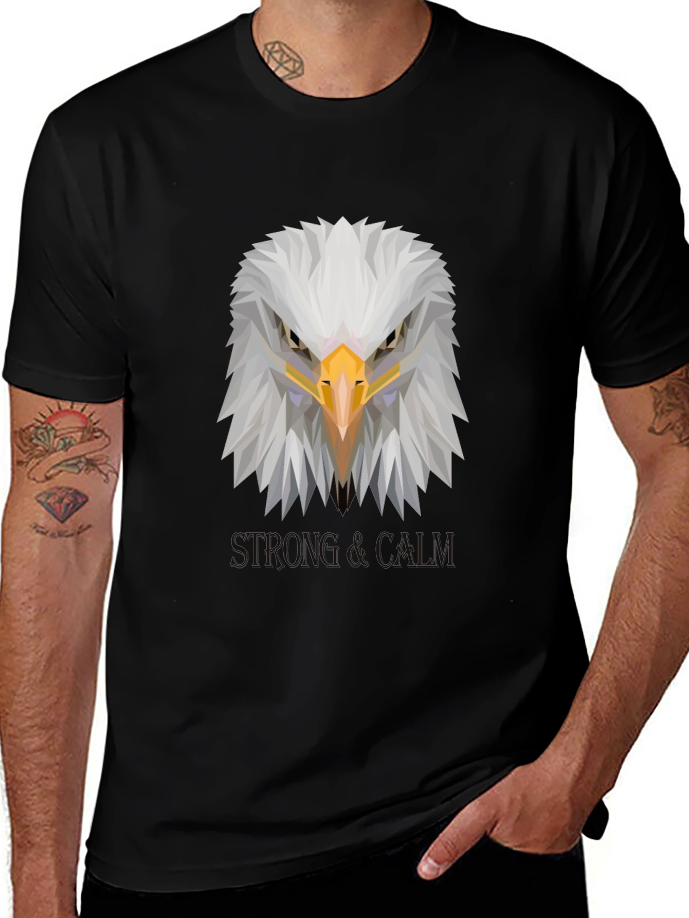 Eagle Graphic Black T-Shirt