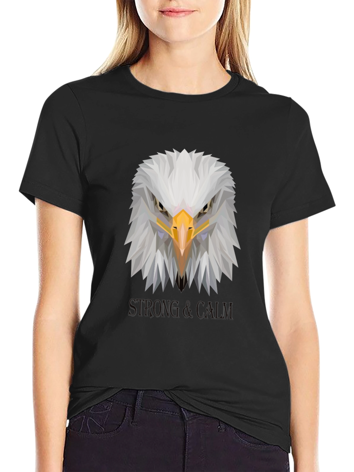 Eagle Graphic Black T-Shirt