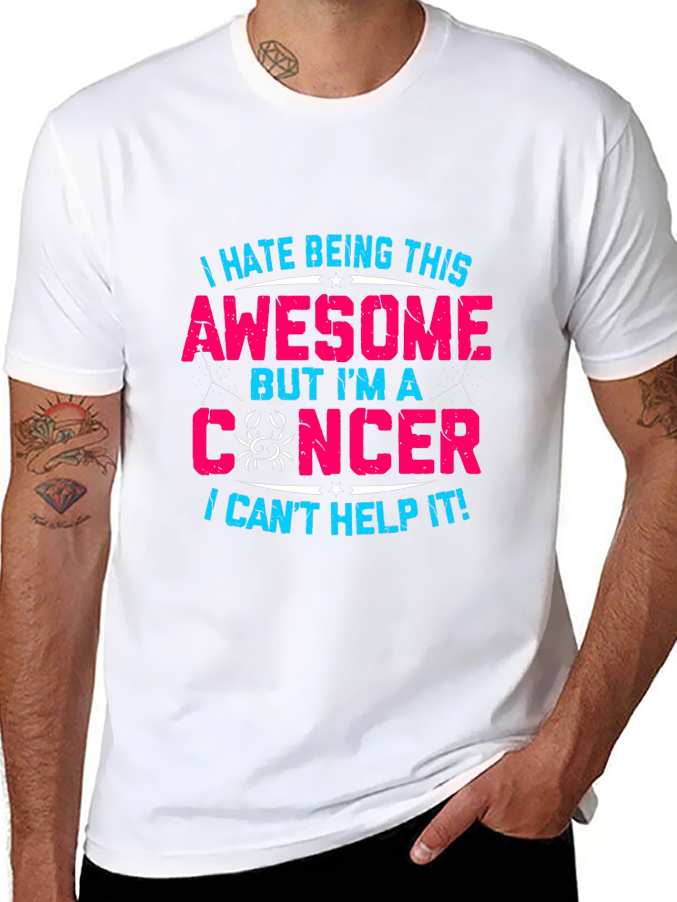 I Hate Being This Awesome Cancer Zodiac T-Shirt
