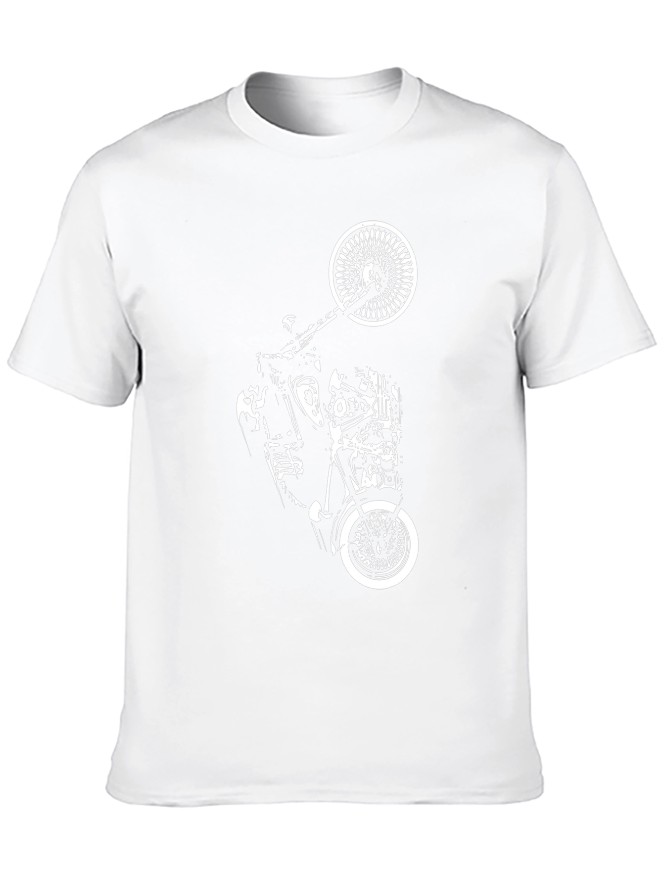 Classic Motorcycle Graphic Black T-Shirt