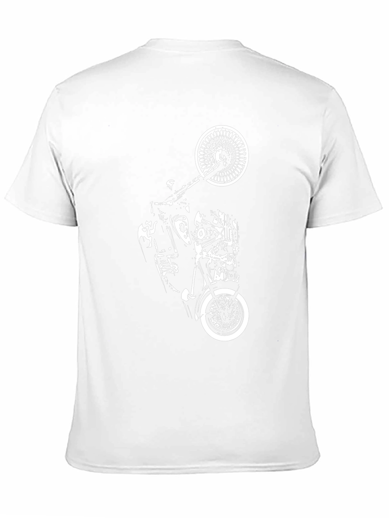 Classic Motorcycle Graphic Black T-Shirt