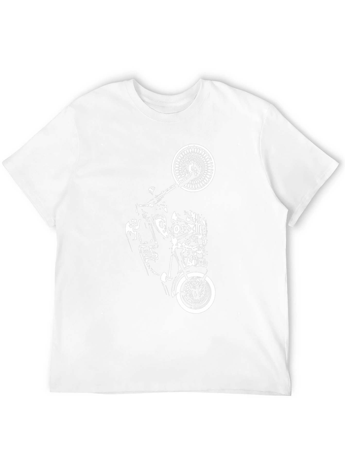 Classic Motorcycle Graphic Black T-Shirt
