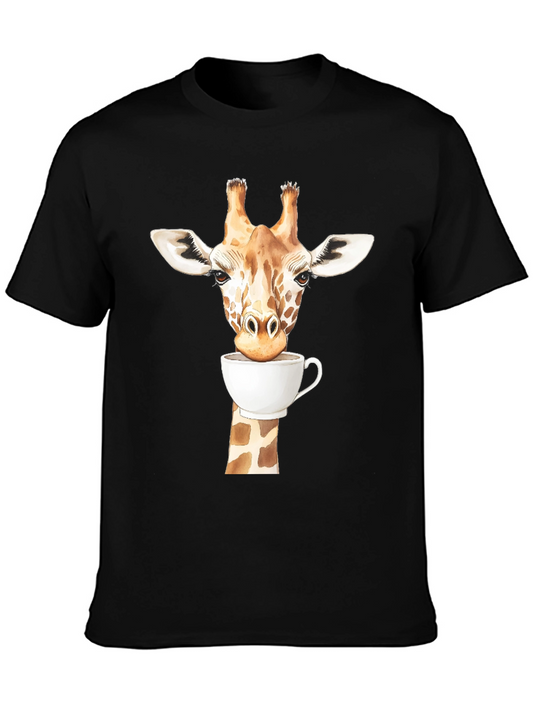 Giraffe Coffee Lover T-Shirt