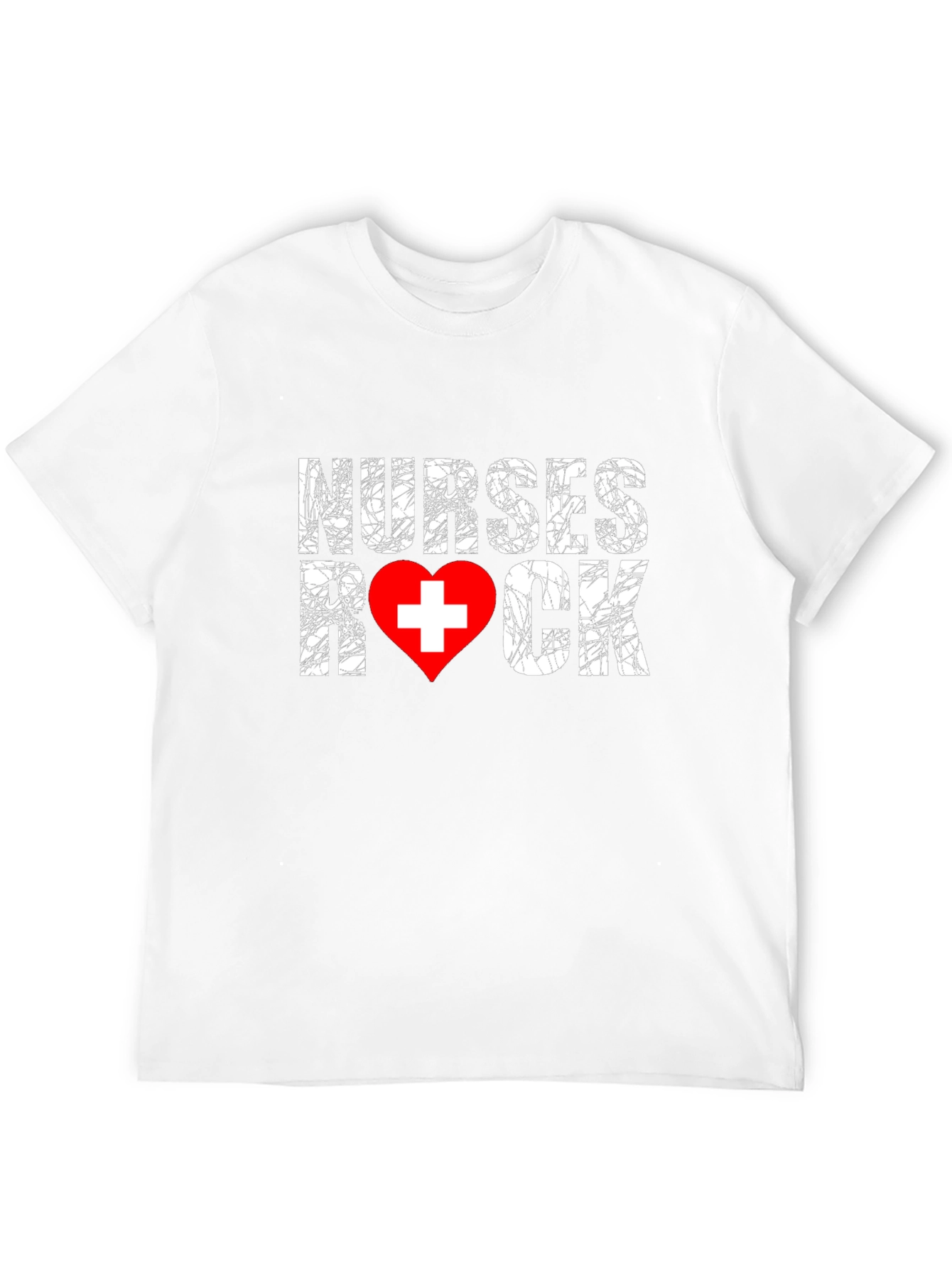 Nurses Rock Graphic T-Shirt - Stylish Black Tee