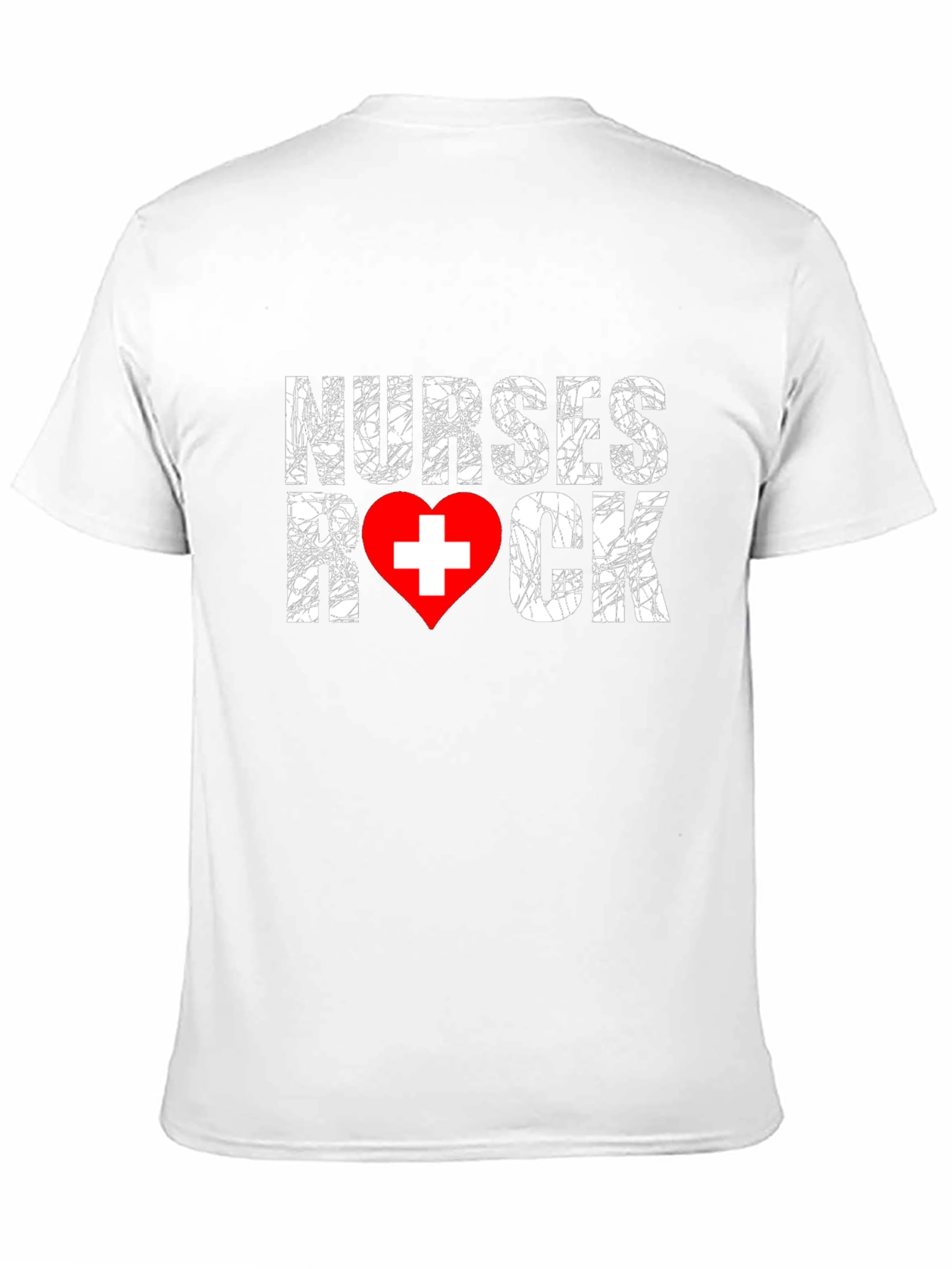 Nurses Rock Graphic T-Shirt - Stylish Black Tee