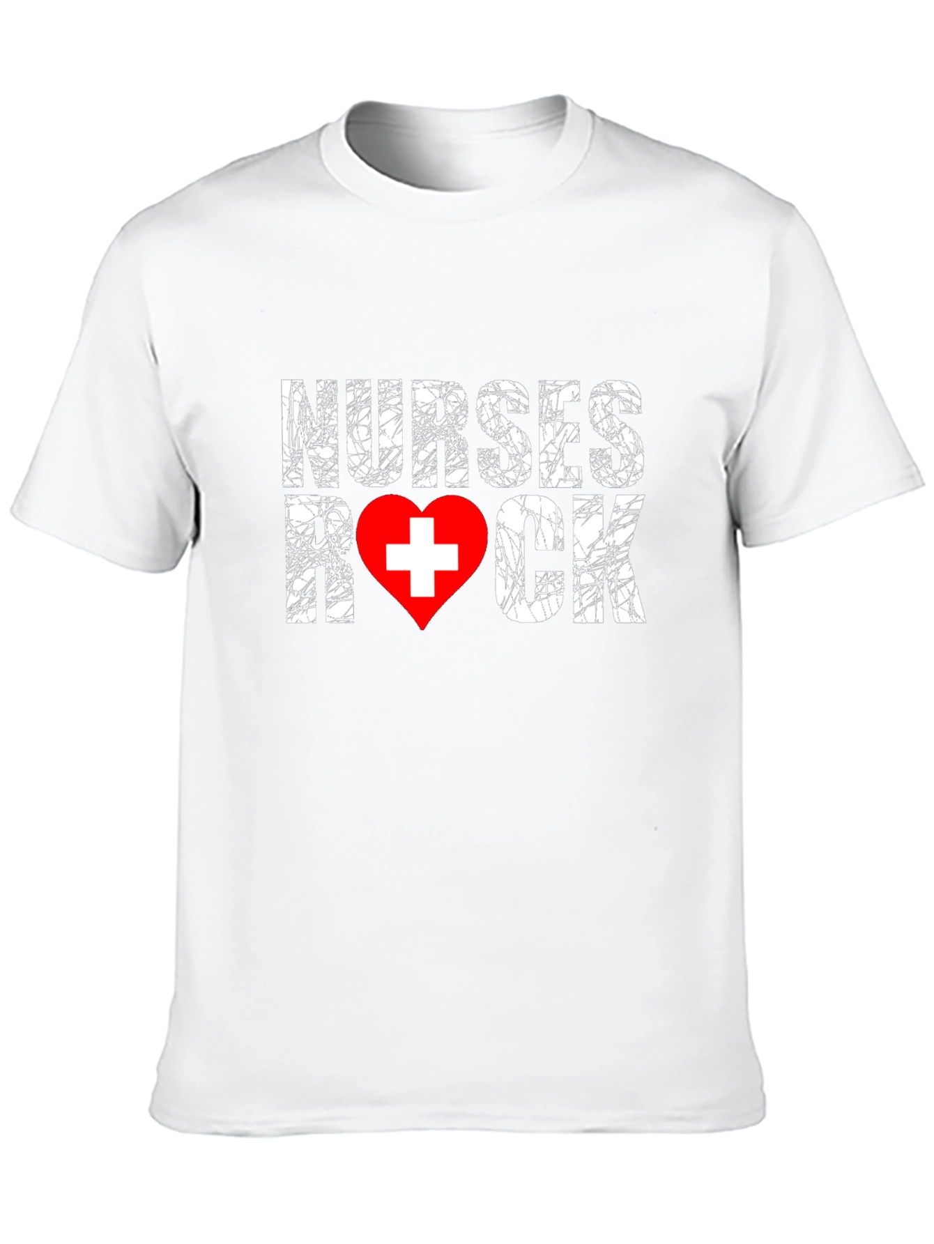 Nurses Rock Graphic T-Shirt - Stylish Black Tee