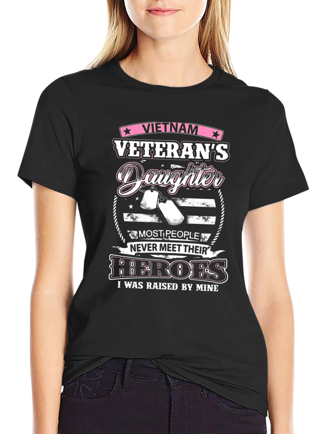 Vietnam Veterans Daughter Graphic T-Shirt