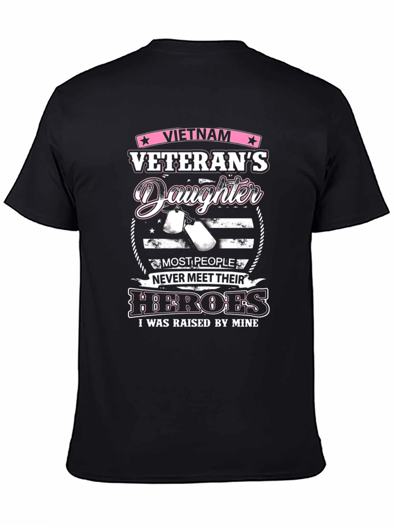 Vietnam Veterans Daughter Graphic T-Shirt