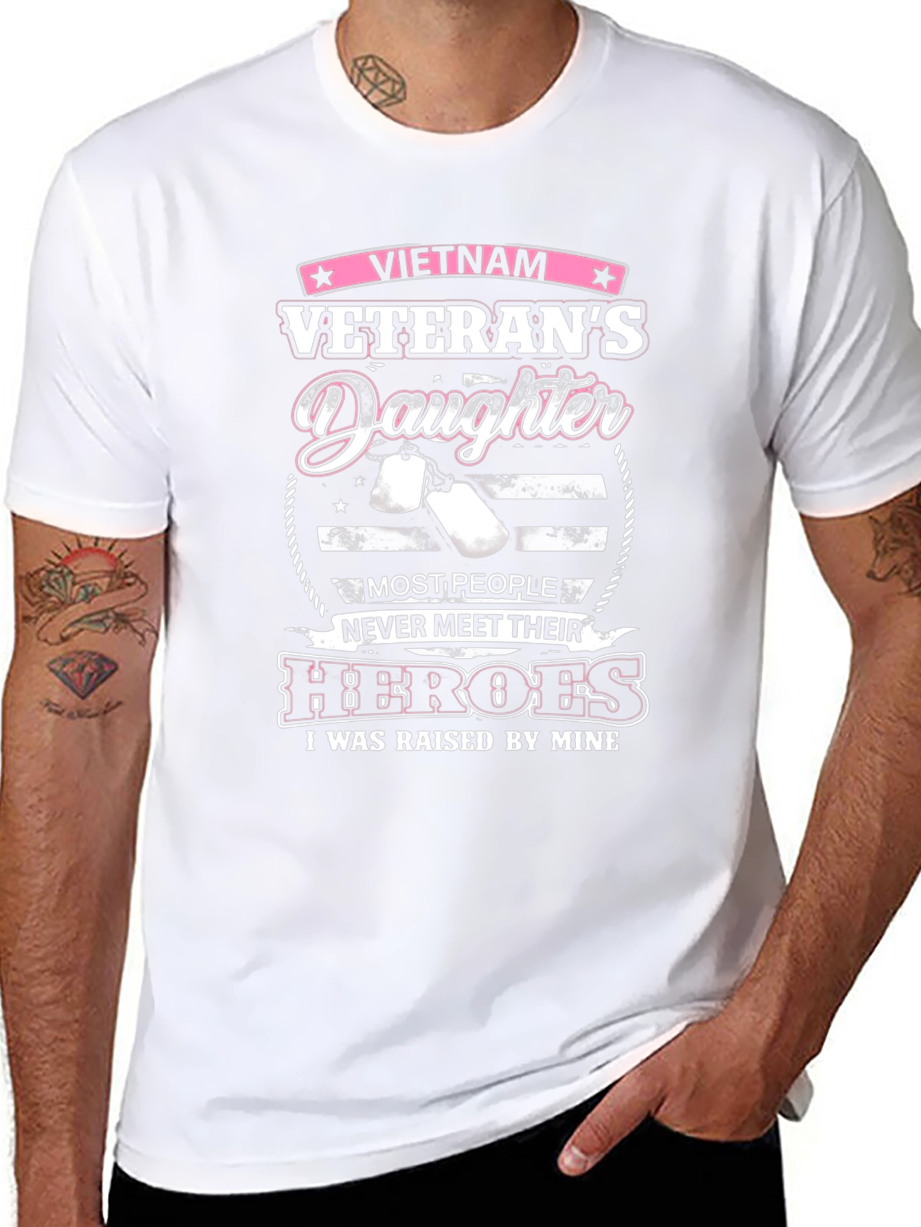Vietnam Veterans Daughter Graphic T-Shirt
