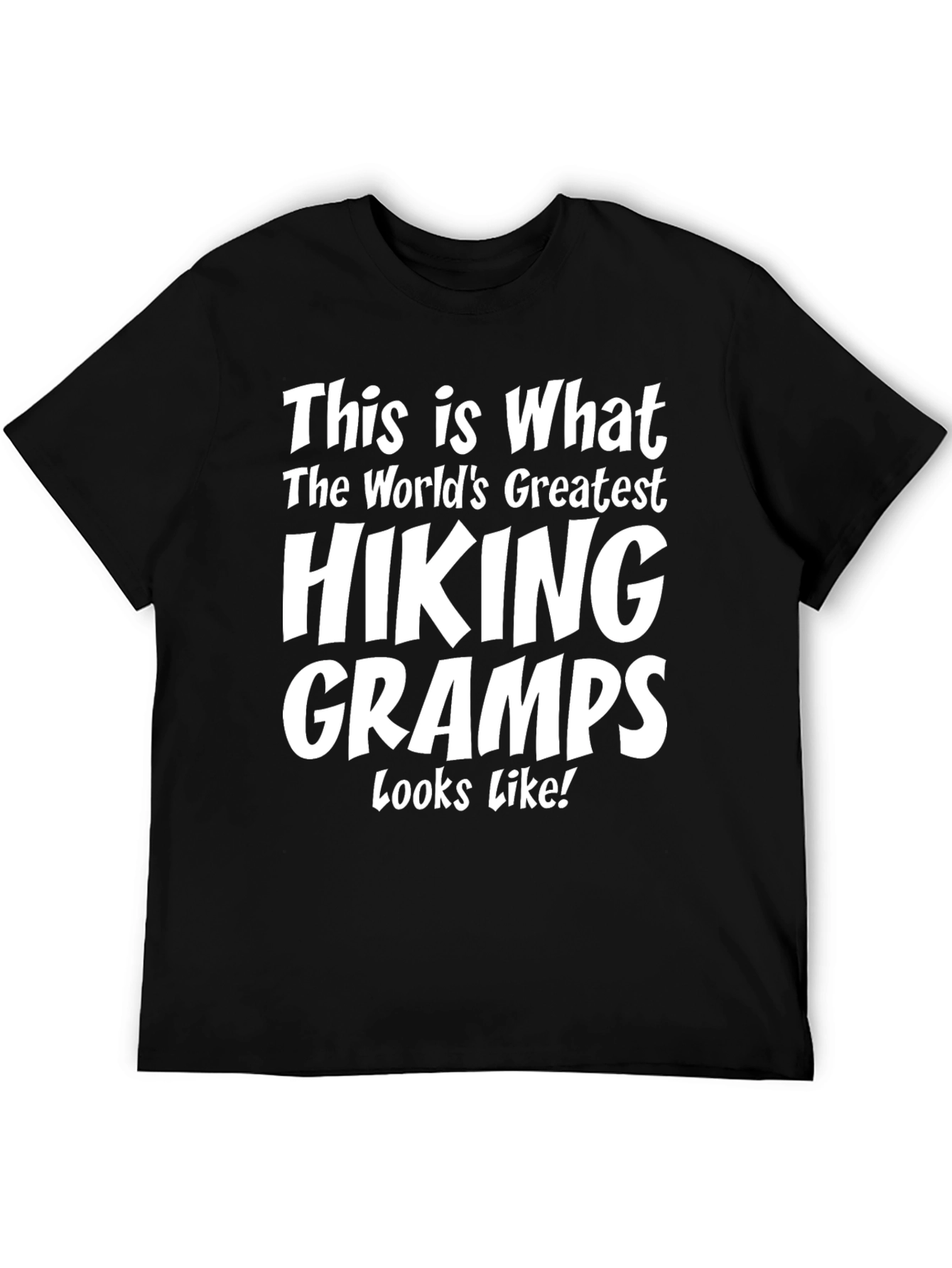 Hiking Gramps Graphic T-Shirt - Great Grandpa Gift