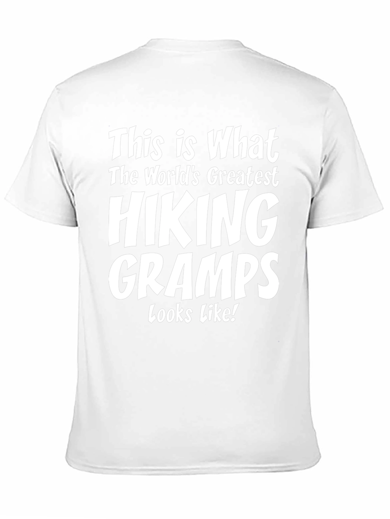 Hiking Gramps Graphic T-Shirt - Great Grandpa Gift