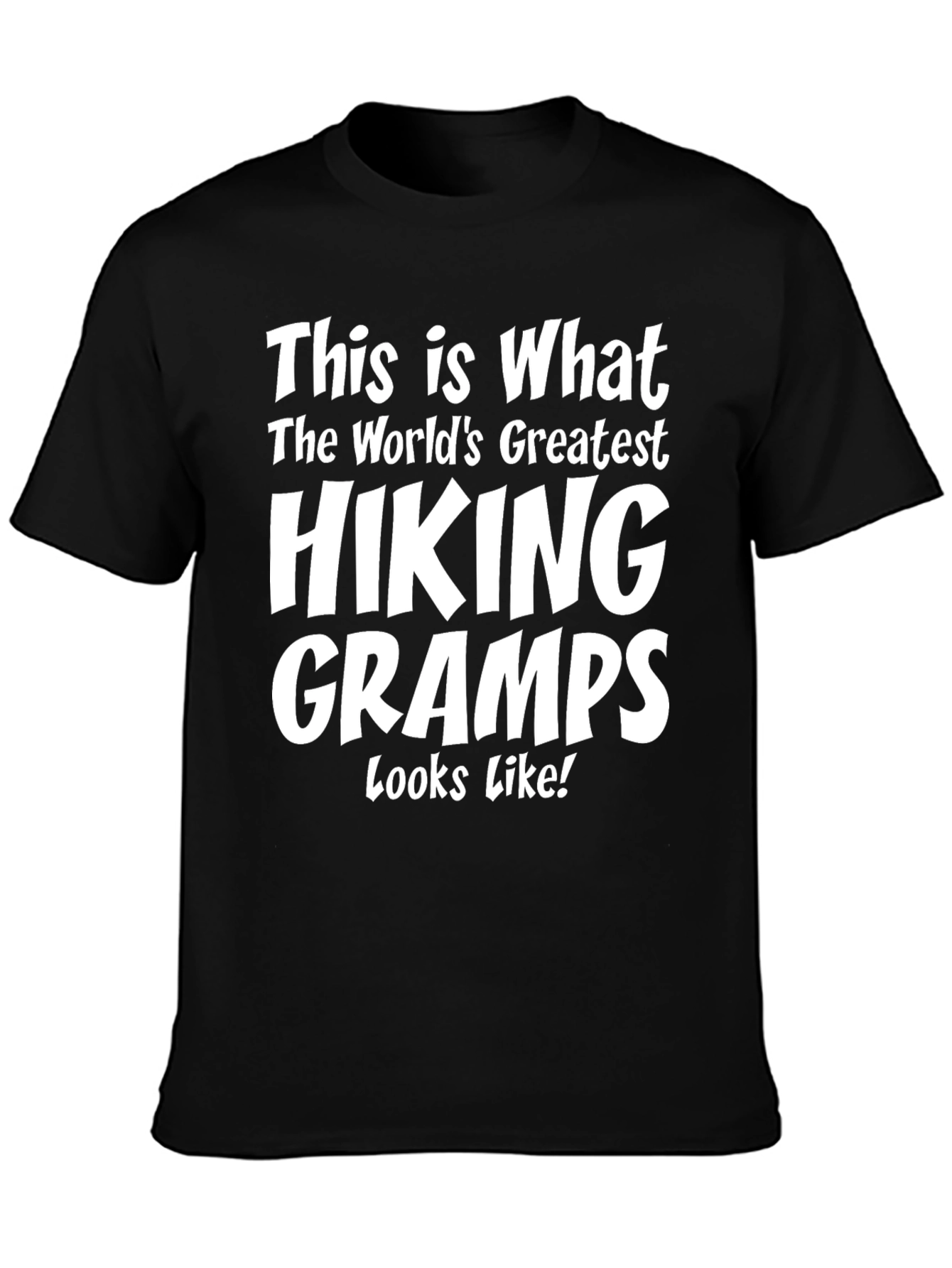 Hiking Gramps Graphic T-Shirt - Great Grandpa Gift
