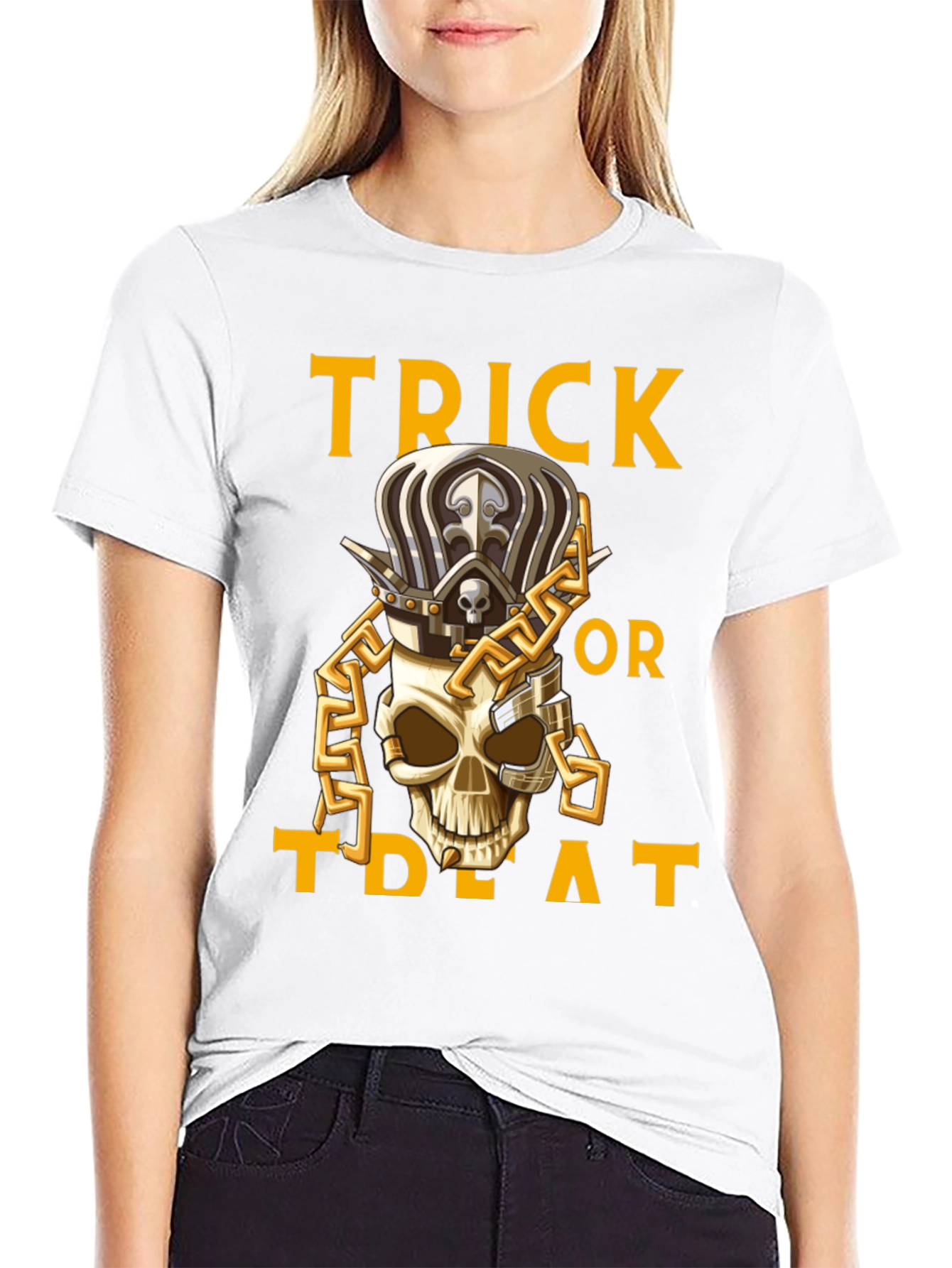 Skull King Halloween T-Shirt: Trick or Treat