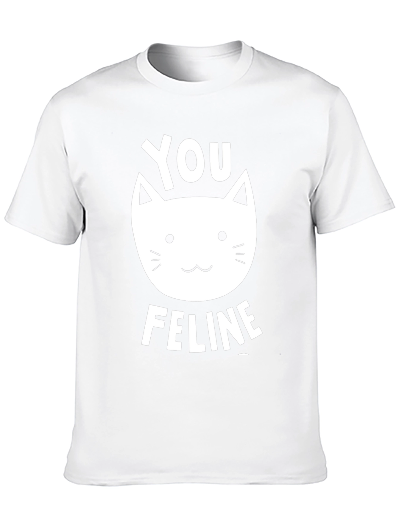 You Feline T-Shirt - Black Graphic Tee