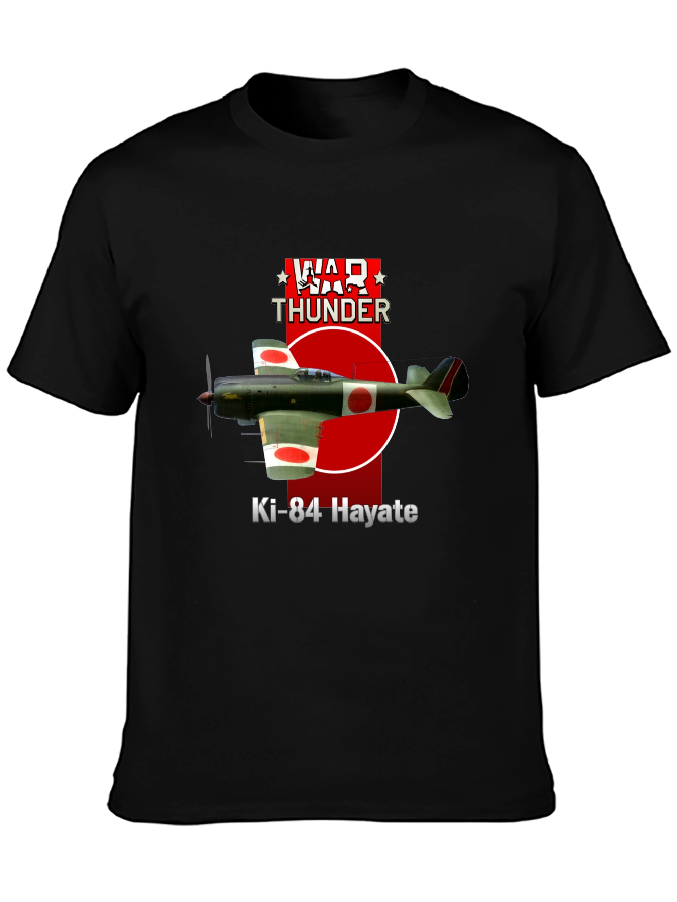 War Thunder Ki-84 Hayate T-Shirt - Military Aviation Tee