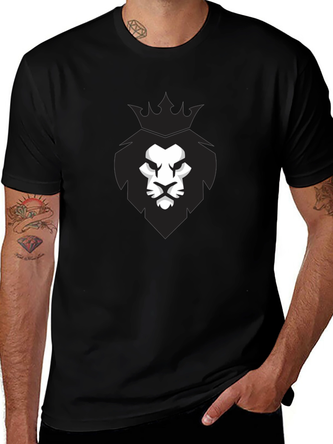 Lion King T-Shirt - Mens Black Graphic Tee
