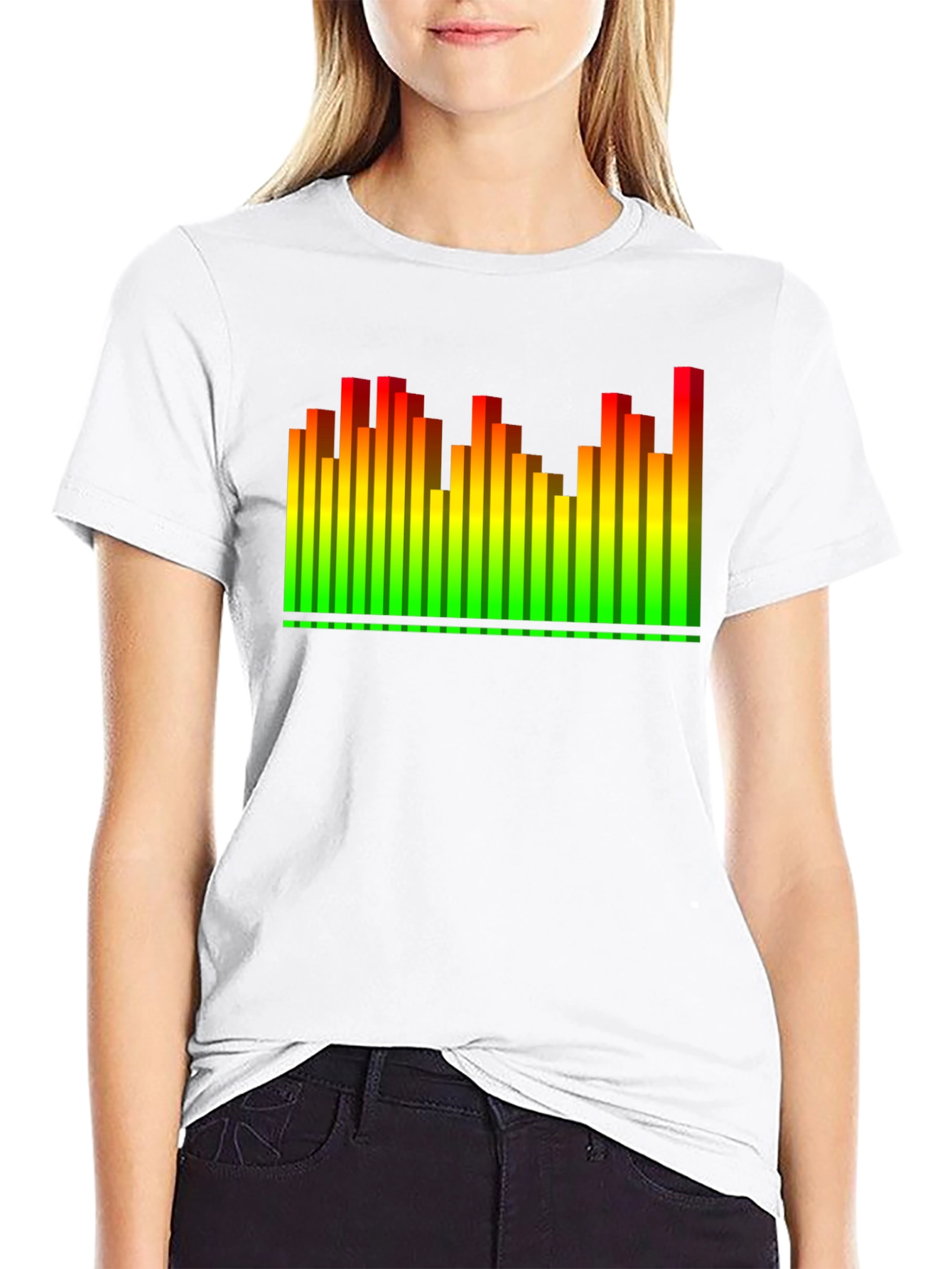 Equalizer Graphic T-Shirt - Black Crew Neck Tee