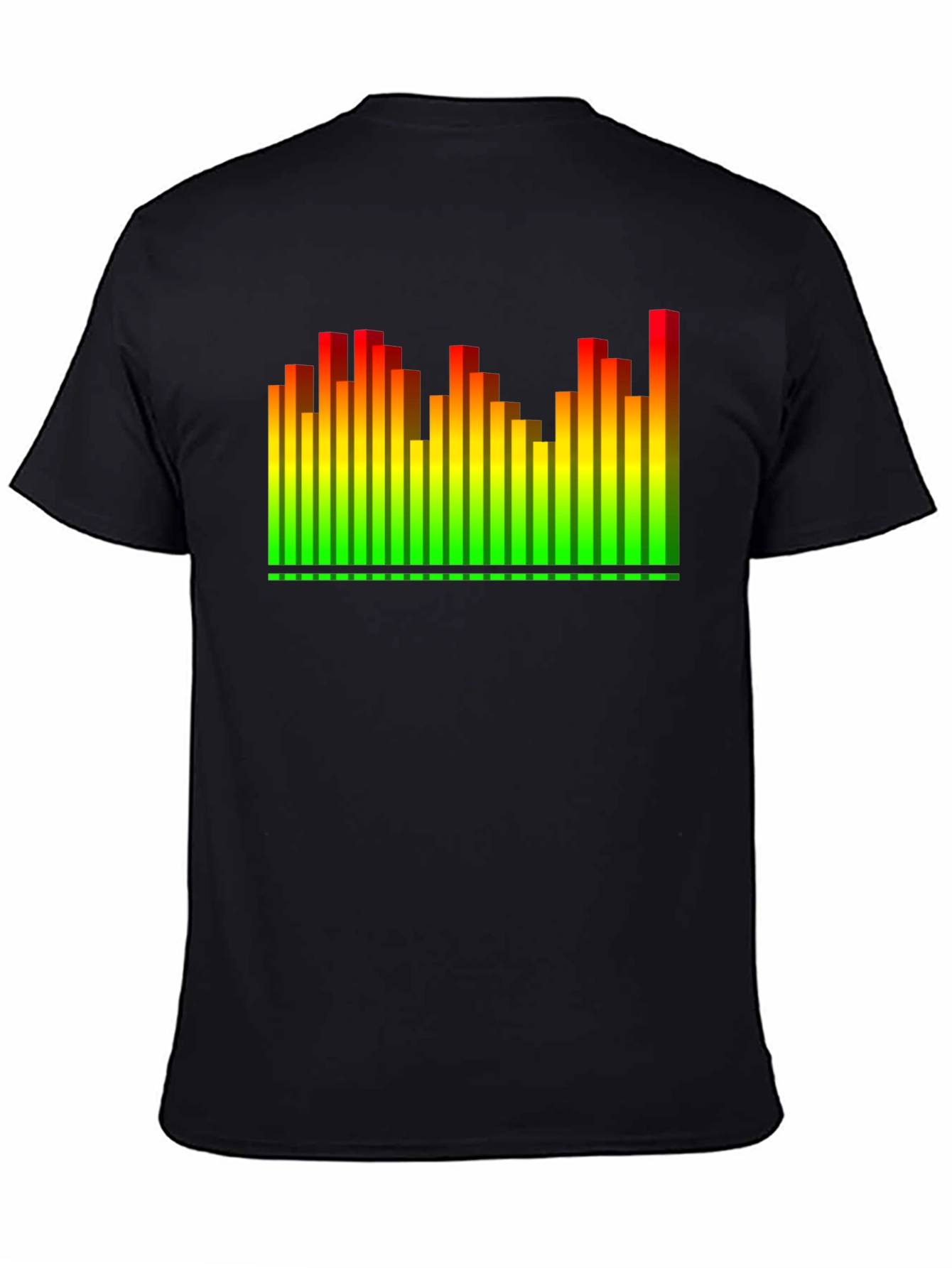 Equalizer Graphic T-Shirt - Black Crew Neck Tee