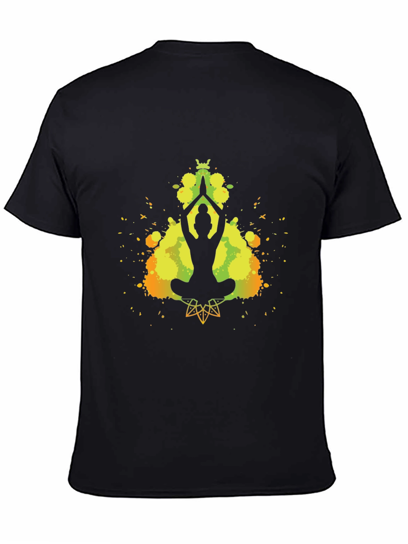 Yoga Silhouette T-Shirt - Meditative Style