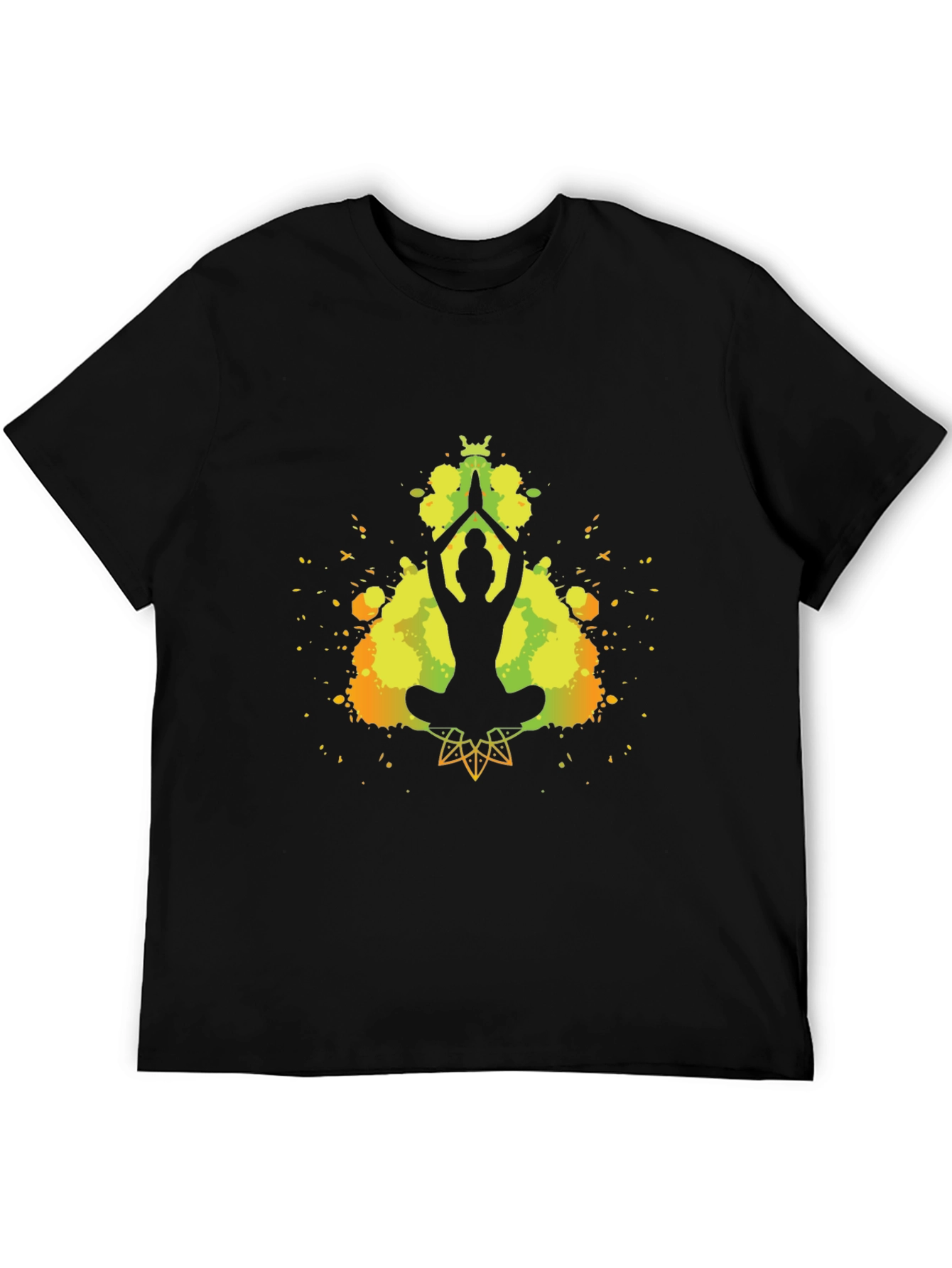 Yoga Silhouette T-Shirt - Meditative Style