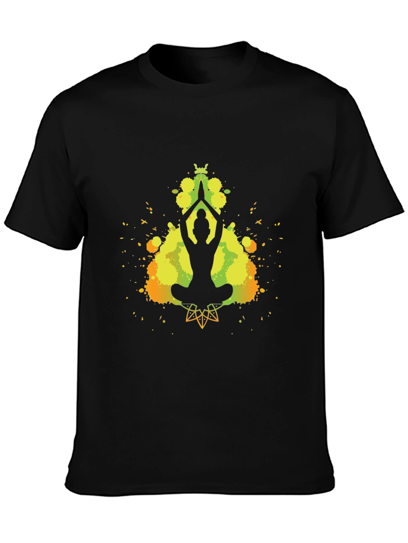 Yoga Silhouette T-Shirt - Meditative Style