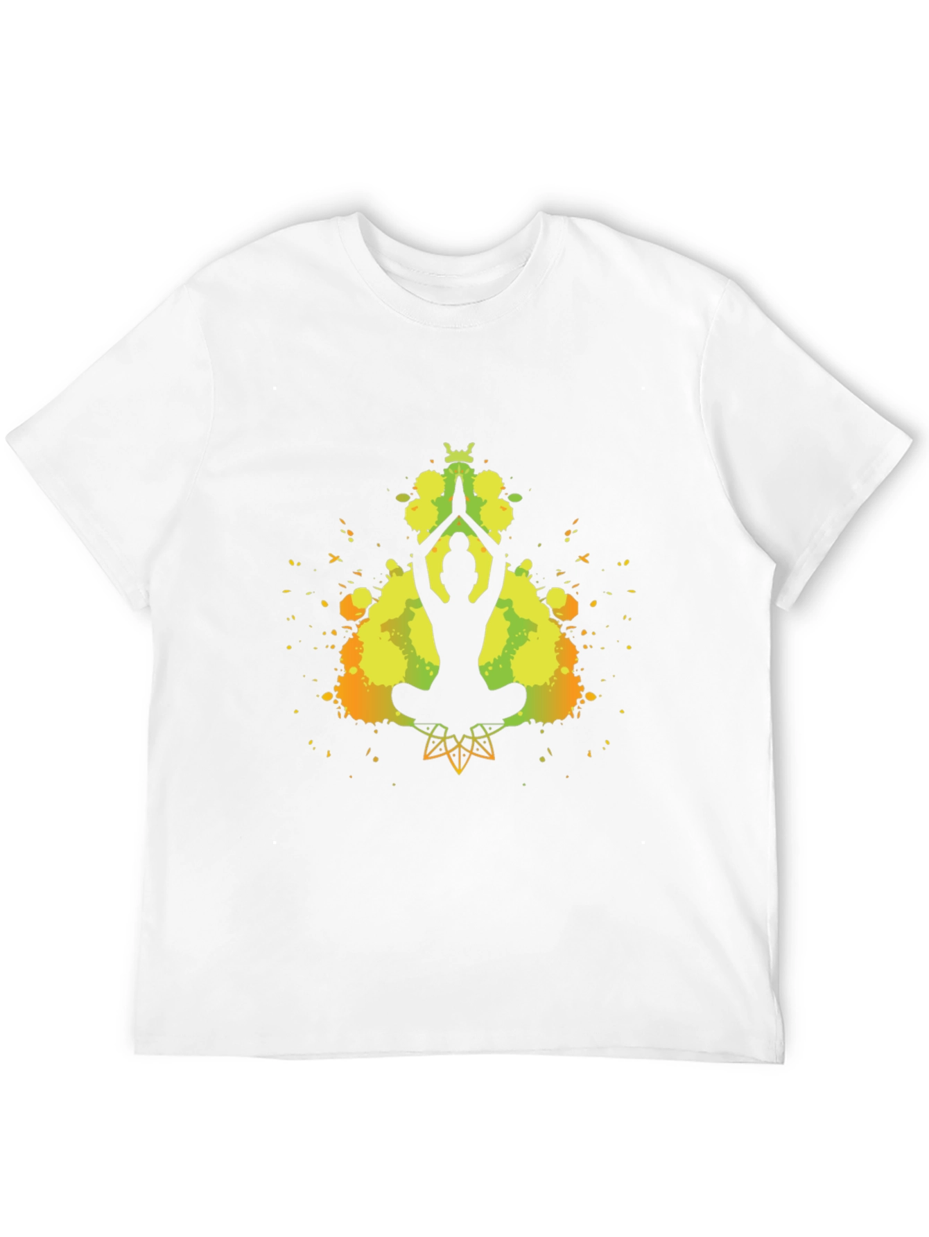 Yoga Silhouette T-Shirt - Meditative Style