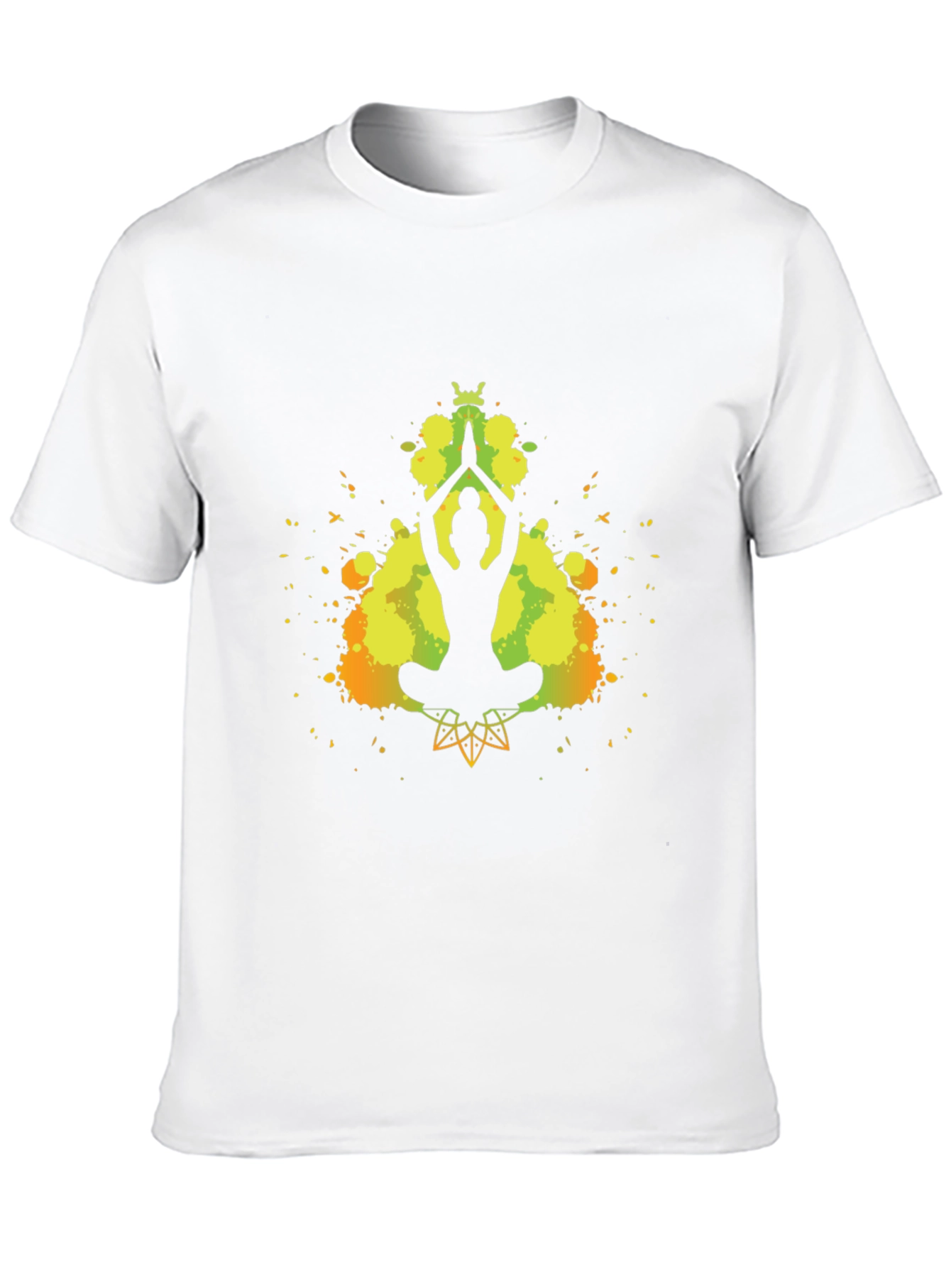 Yoga Silhouette T-Shirt - Meditative Style