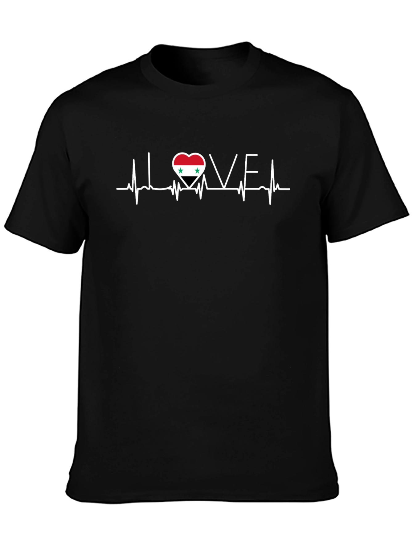Syria Love Heartbeat T-Shirt